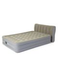 BodyFlex Inflatable Air Bed with Headboard & Integrated Pump