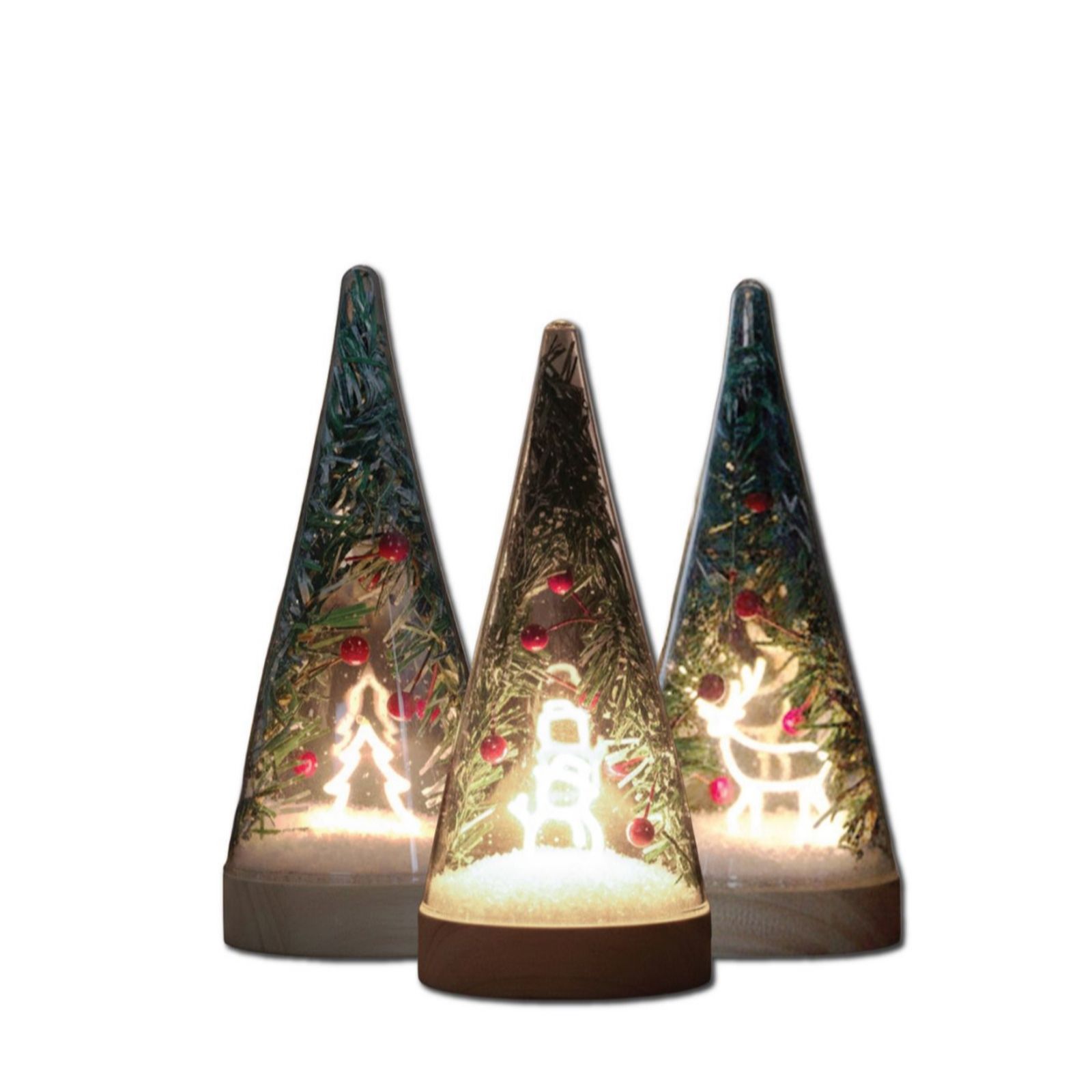 Cello Christmas Lighting Set of 3 Neon Lights in gift box