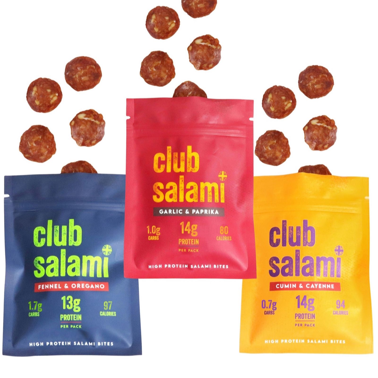 Club Salami Set of 12 Snacking Salami Discovery Box