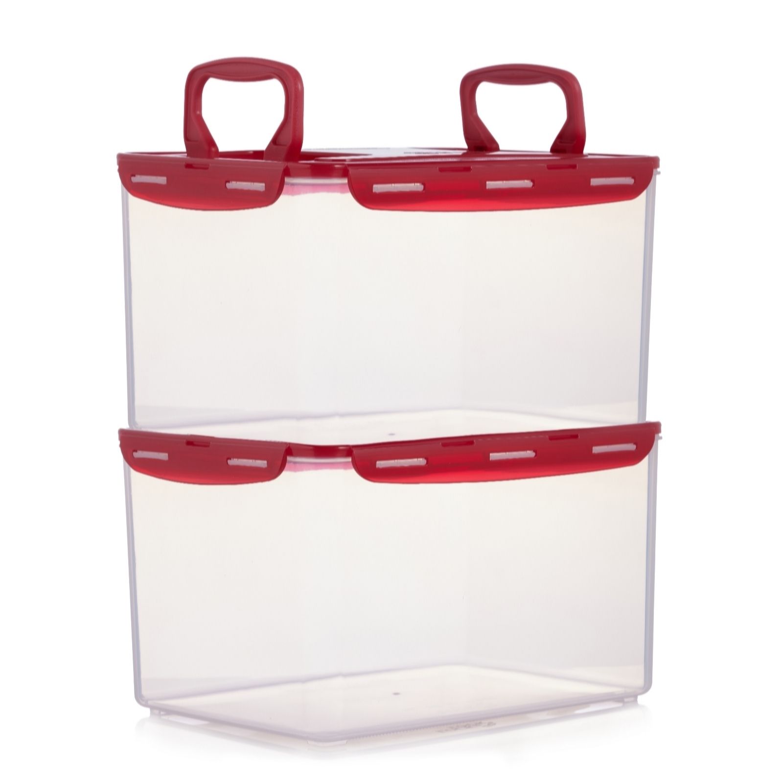 Outlet Lock & Lock Set of 2 Multi Functional Storage Containers with Handles