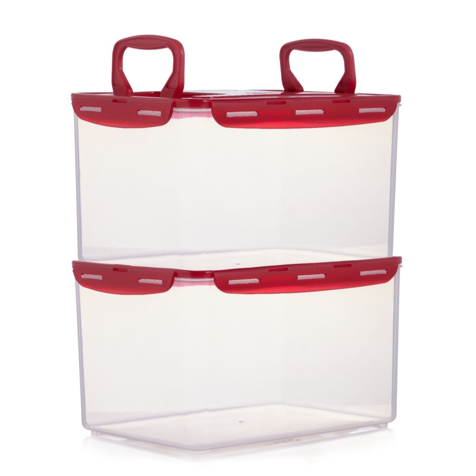Outlet Lock & Lock Set of 2 Multi Functional Storage Containers with Handles