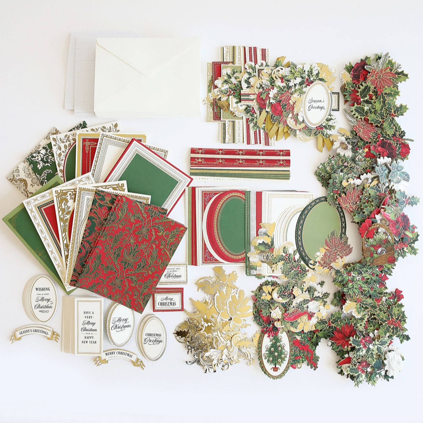 Anna Griffin Christmas Greetings 452 Piece Card Making Kit