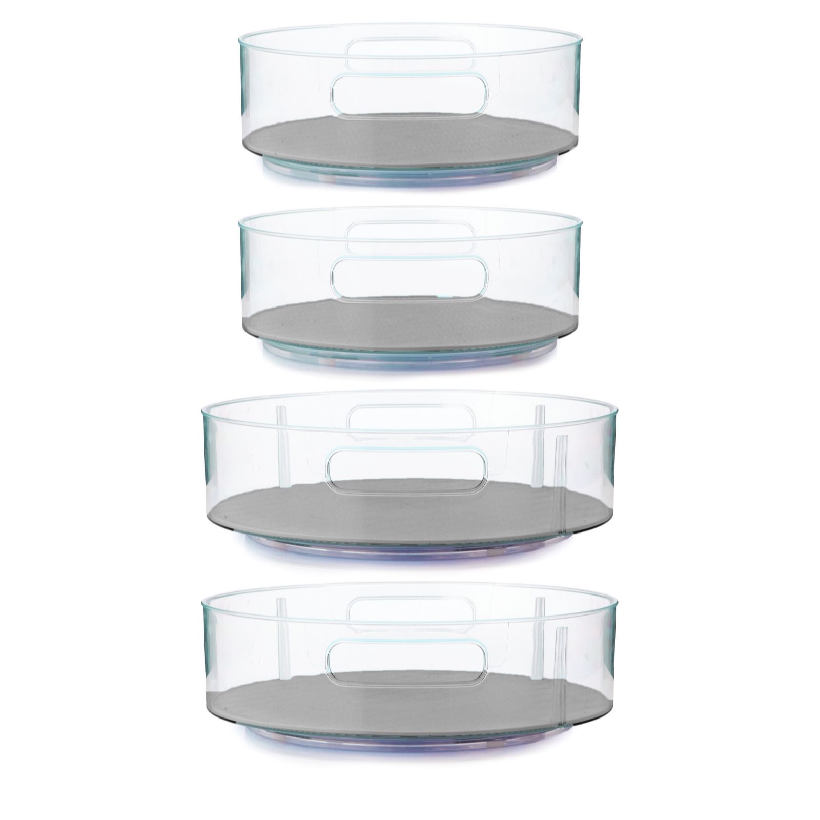 Outlet Cook's Essentials Set of 4 Turntable Storage Organisers