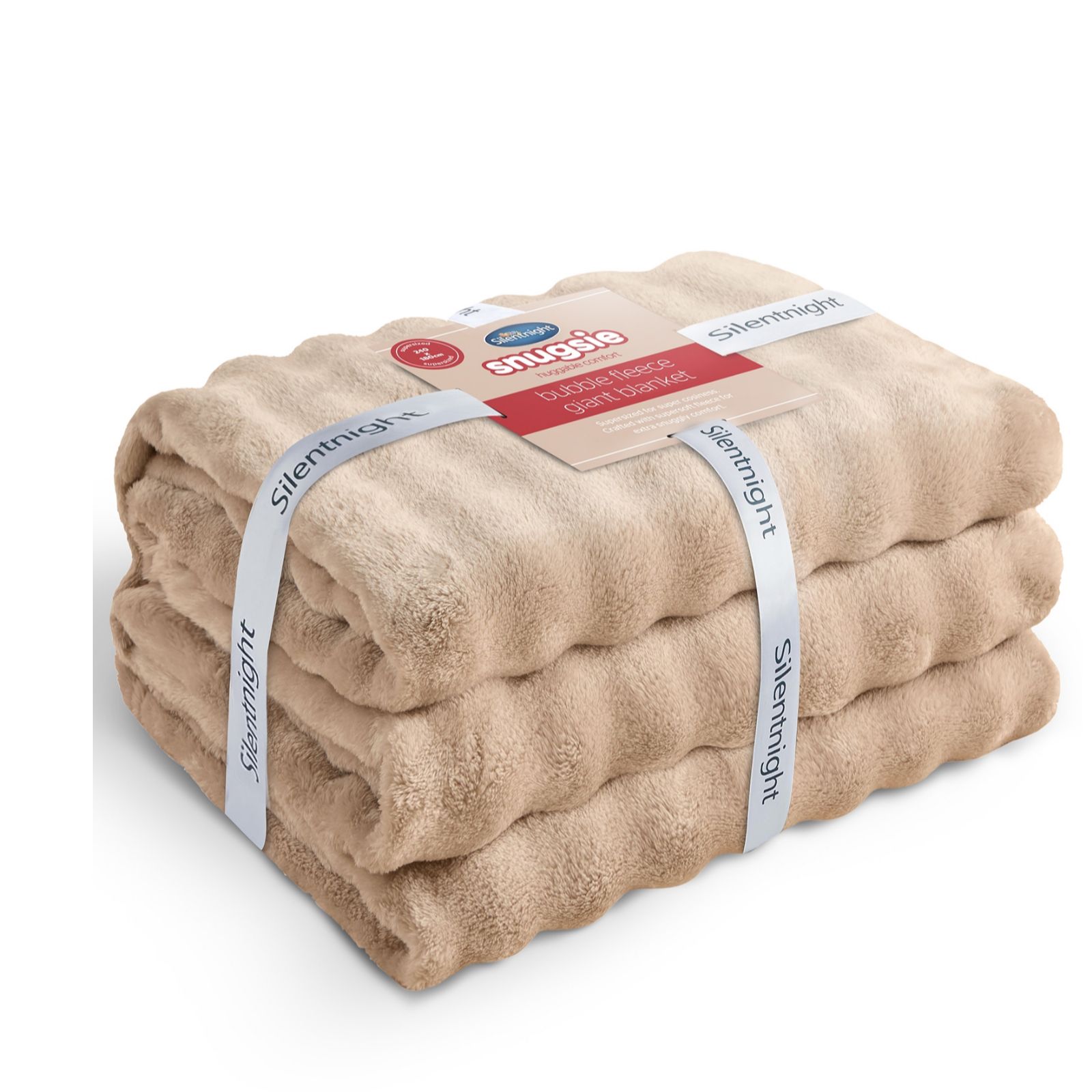 Silentnight Bubble Fleece Blanket