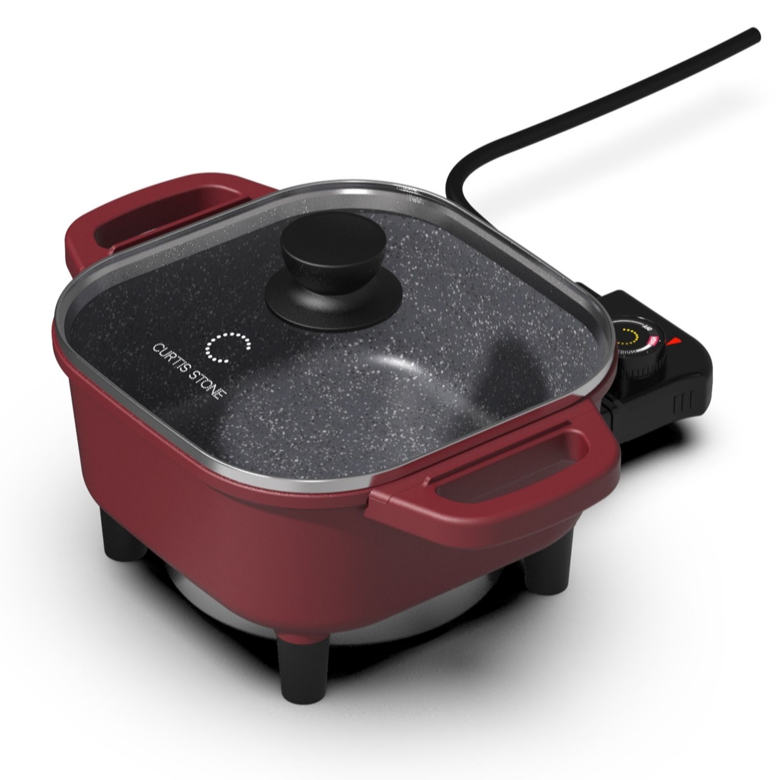 Outlet Curtis Stone 8 Inch Dura-Pan Nonstick Electrical Skillet