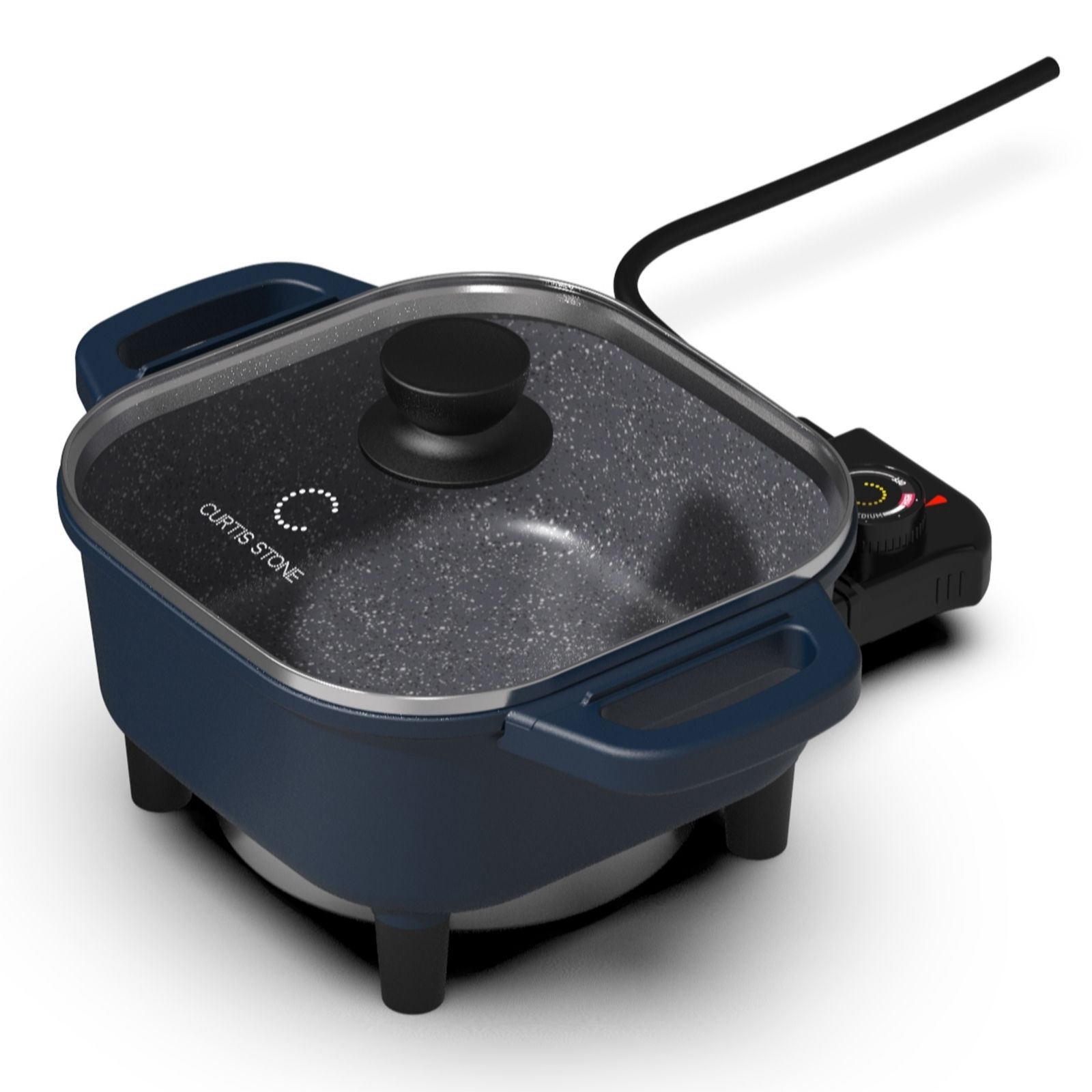 Outlet Curtis Stone 8 Inch Dura-Pan Nonstick Electrical Skillet