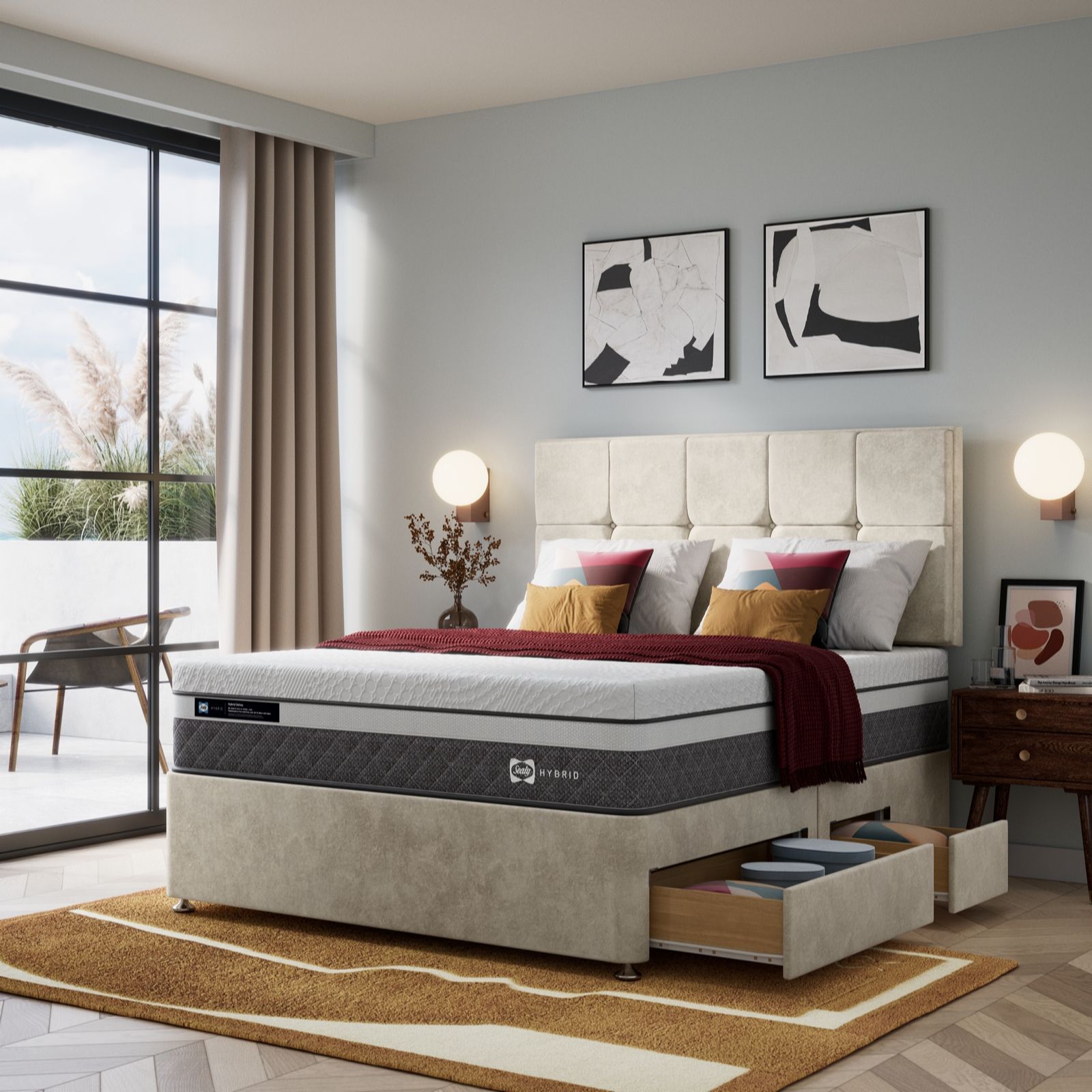 Sealy Hybrid Geltex Mattress & Divan