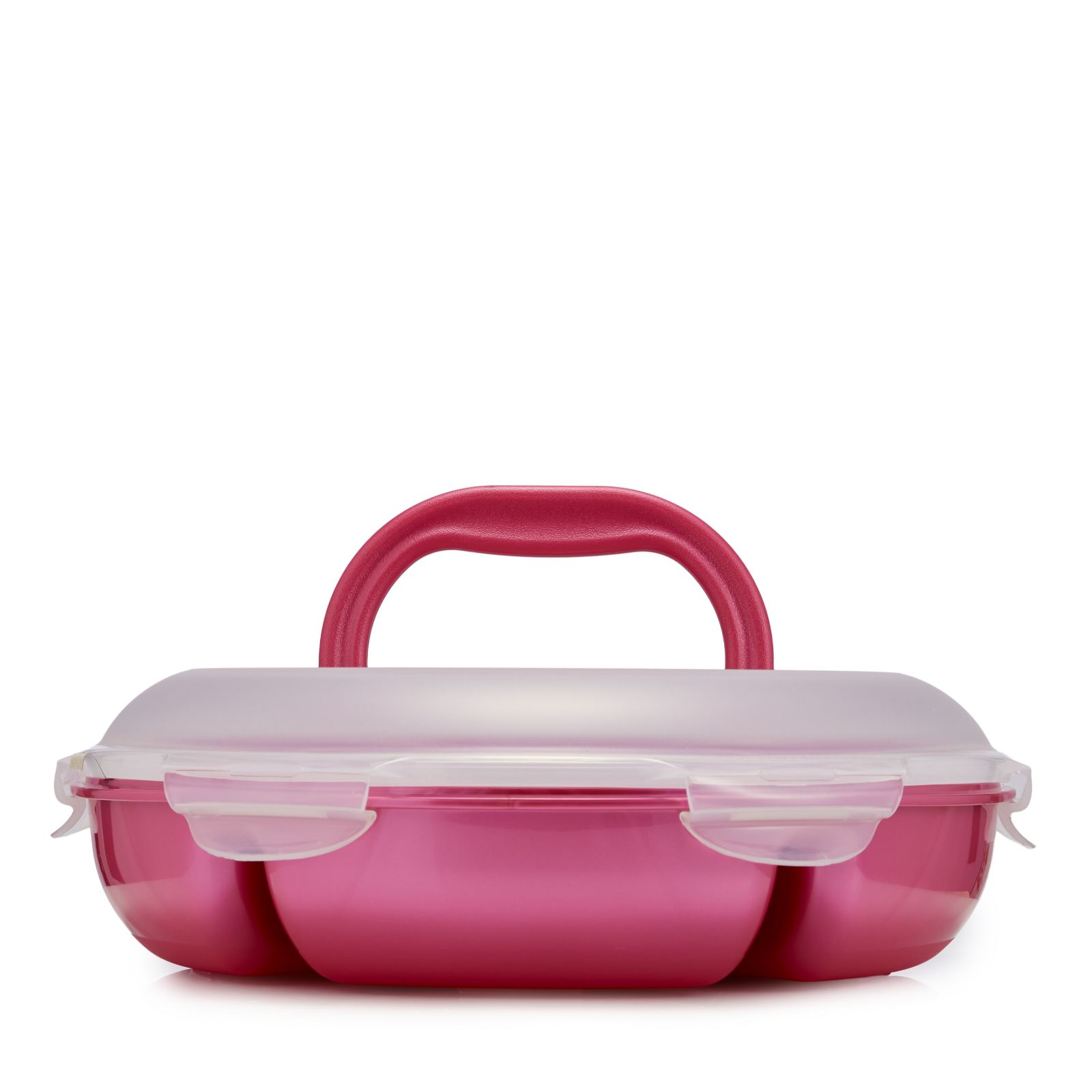 Lock & Lock Snack Tray with Lid & Carry Handle