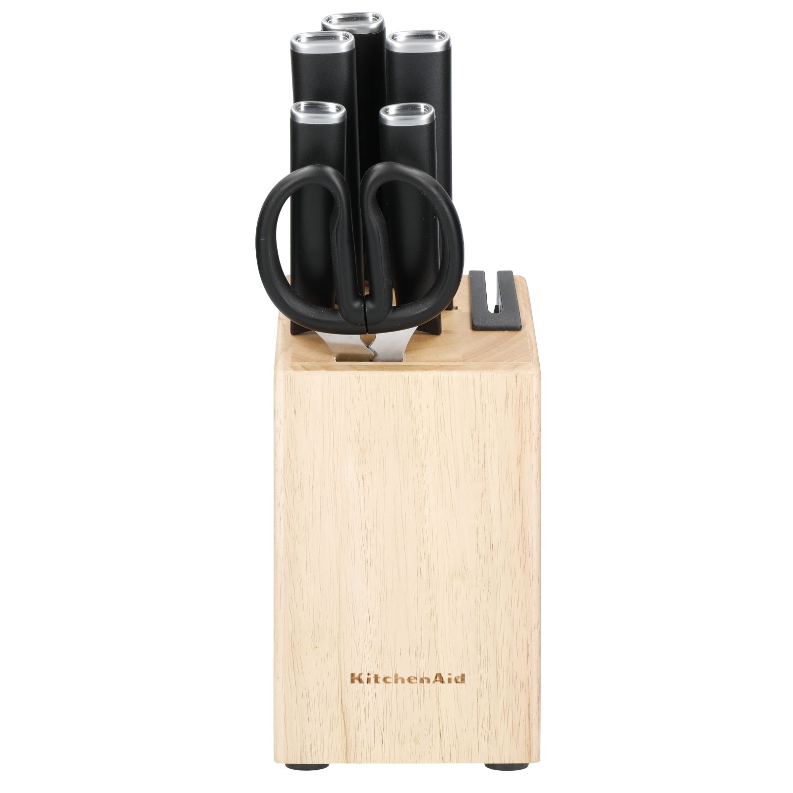 KitchenAid Classic 6-Piece Knife Set with Block - QVC UK