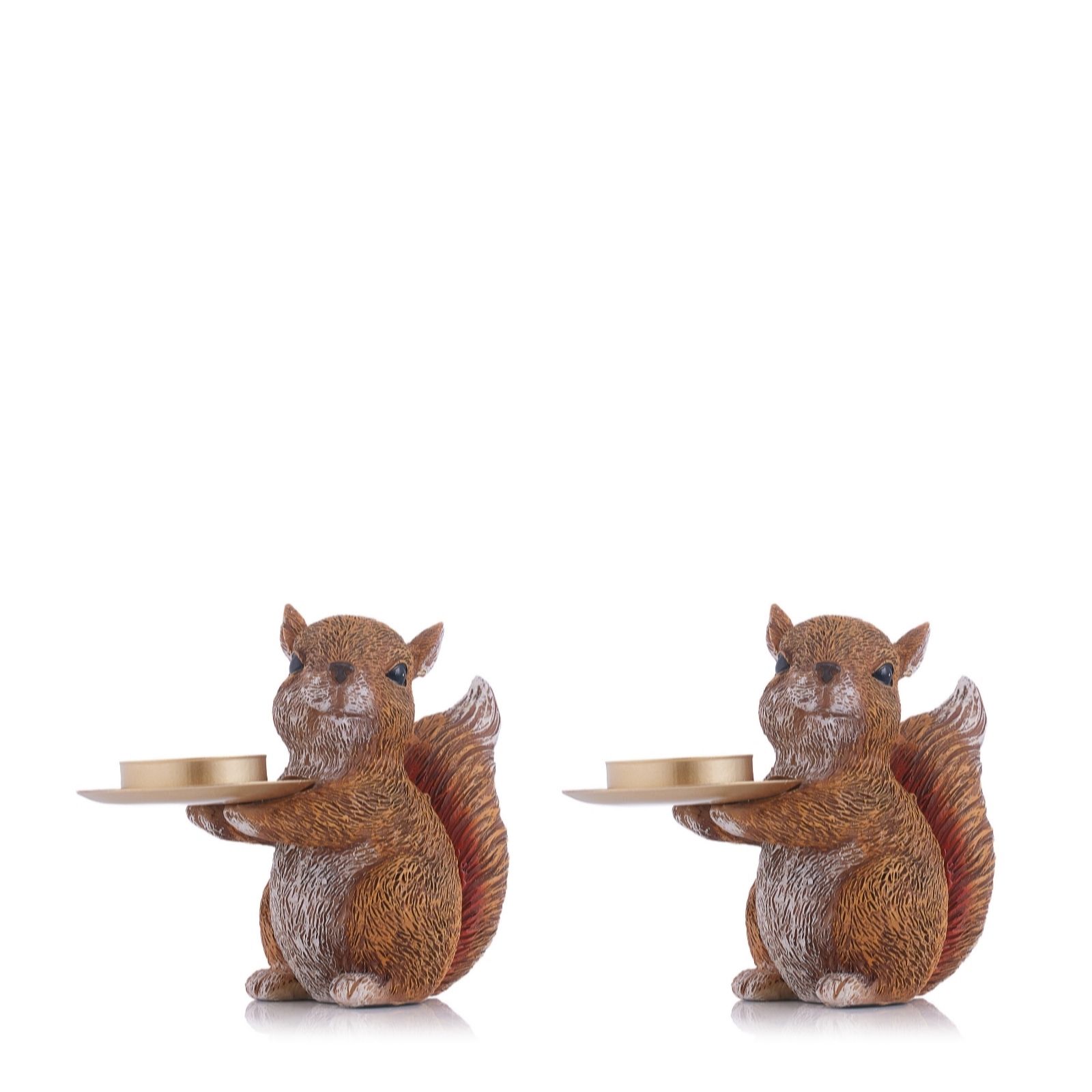 Outlet Home Reflections Set of 2 Animal Tea Light QVC UK