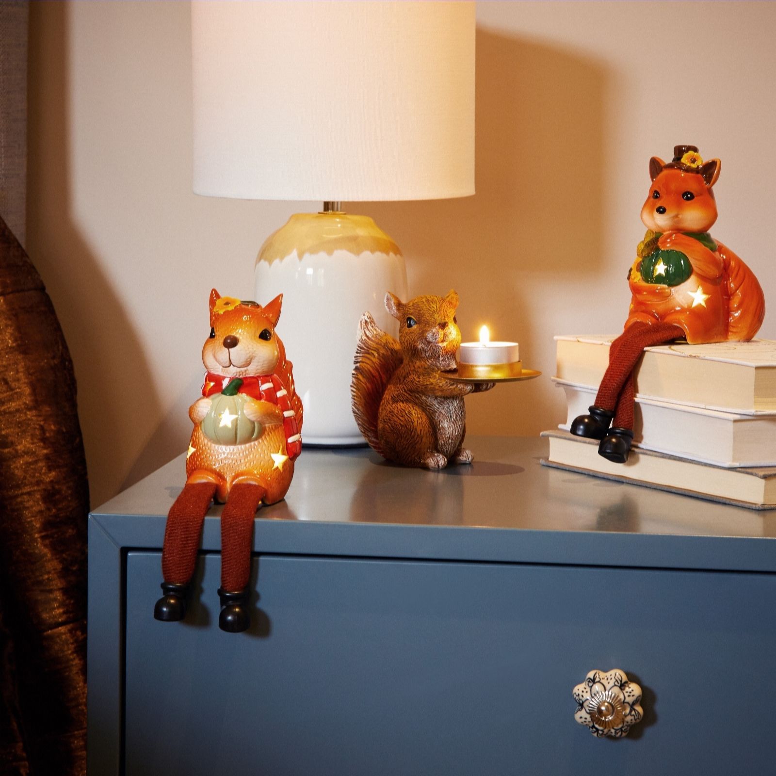 Outlet Home Reflections Set of 2 Animal Tea Light QVC UK