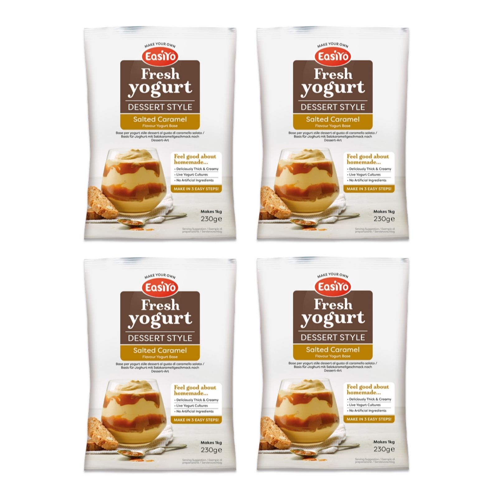 EasiYo Set of 4 Dessert Sachets