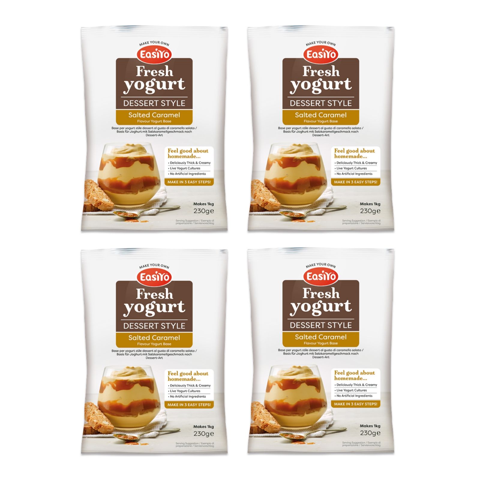 EasiYo Set of 4 Dessert Sachets