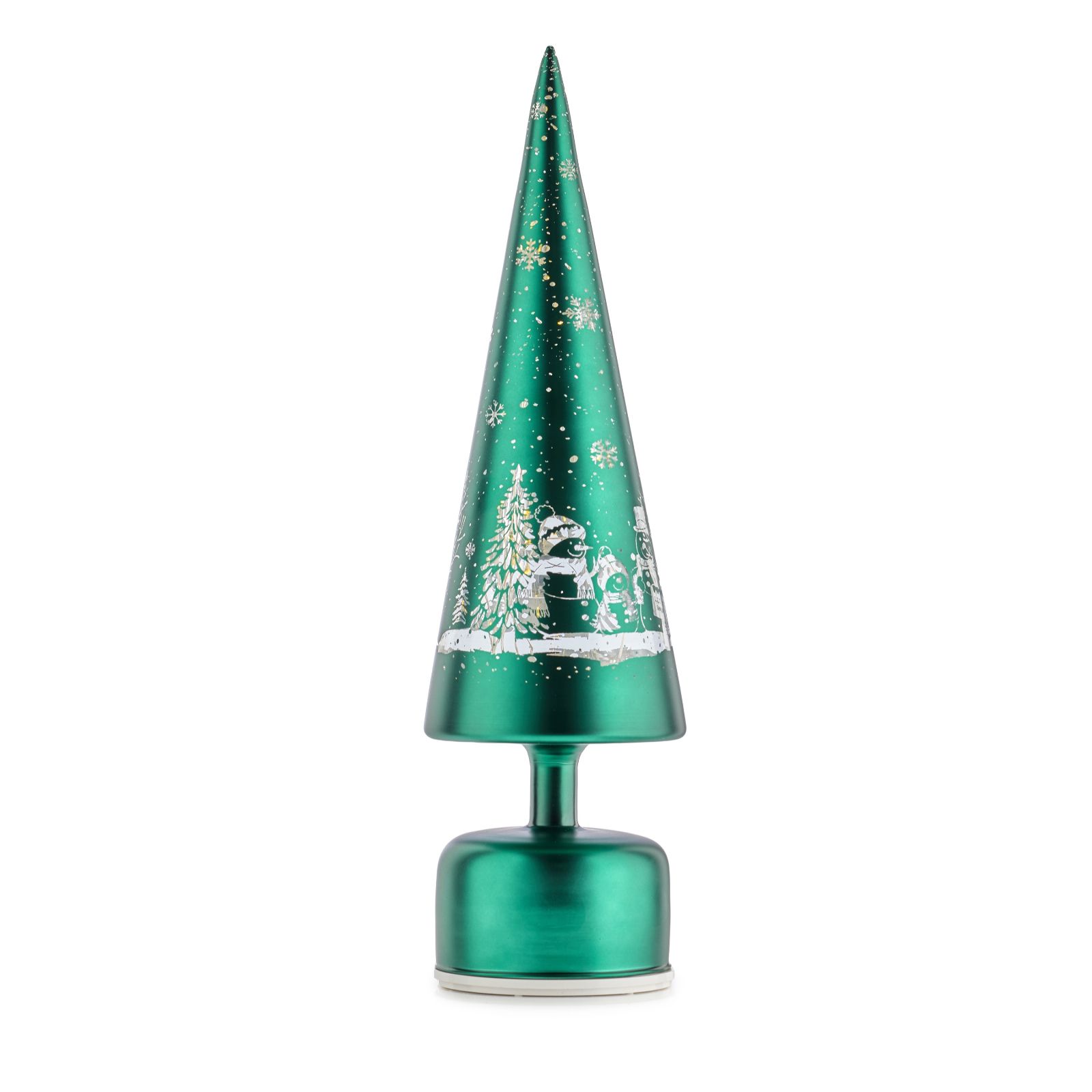 Home Stories 37.5cm Pre Lit Woodland Scene Rotating Tree