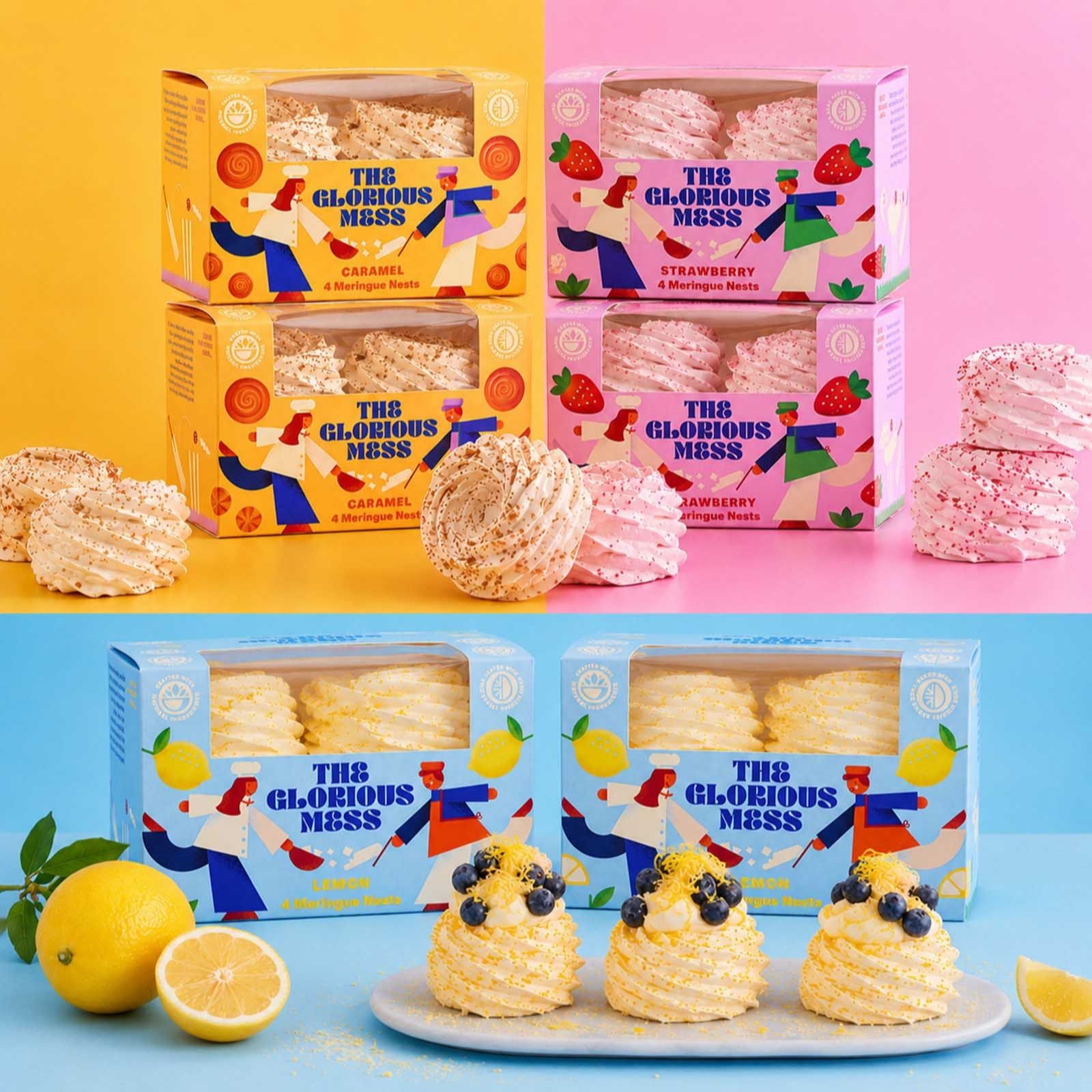 The Glorious Mess 24 Piece Meringue Nest Bundle