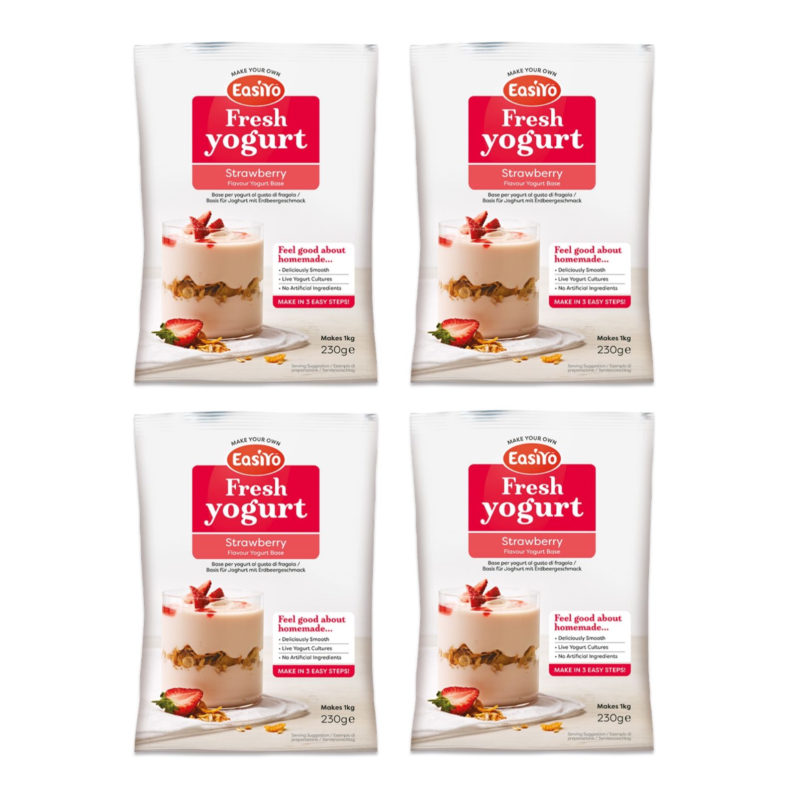 EasiYo Set of 4 Everyday Sachets