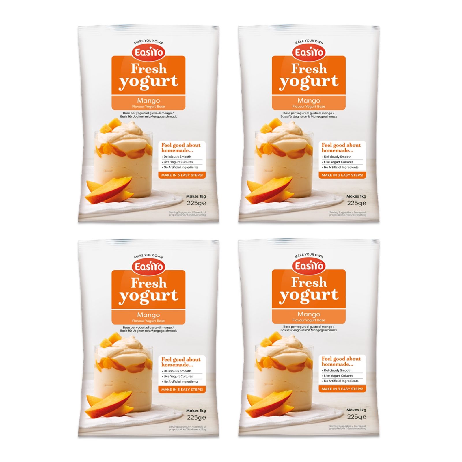 EasiYo Set of 4 Everyday Sachets