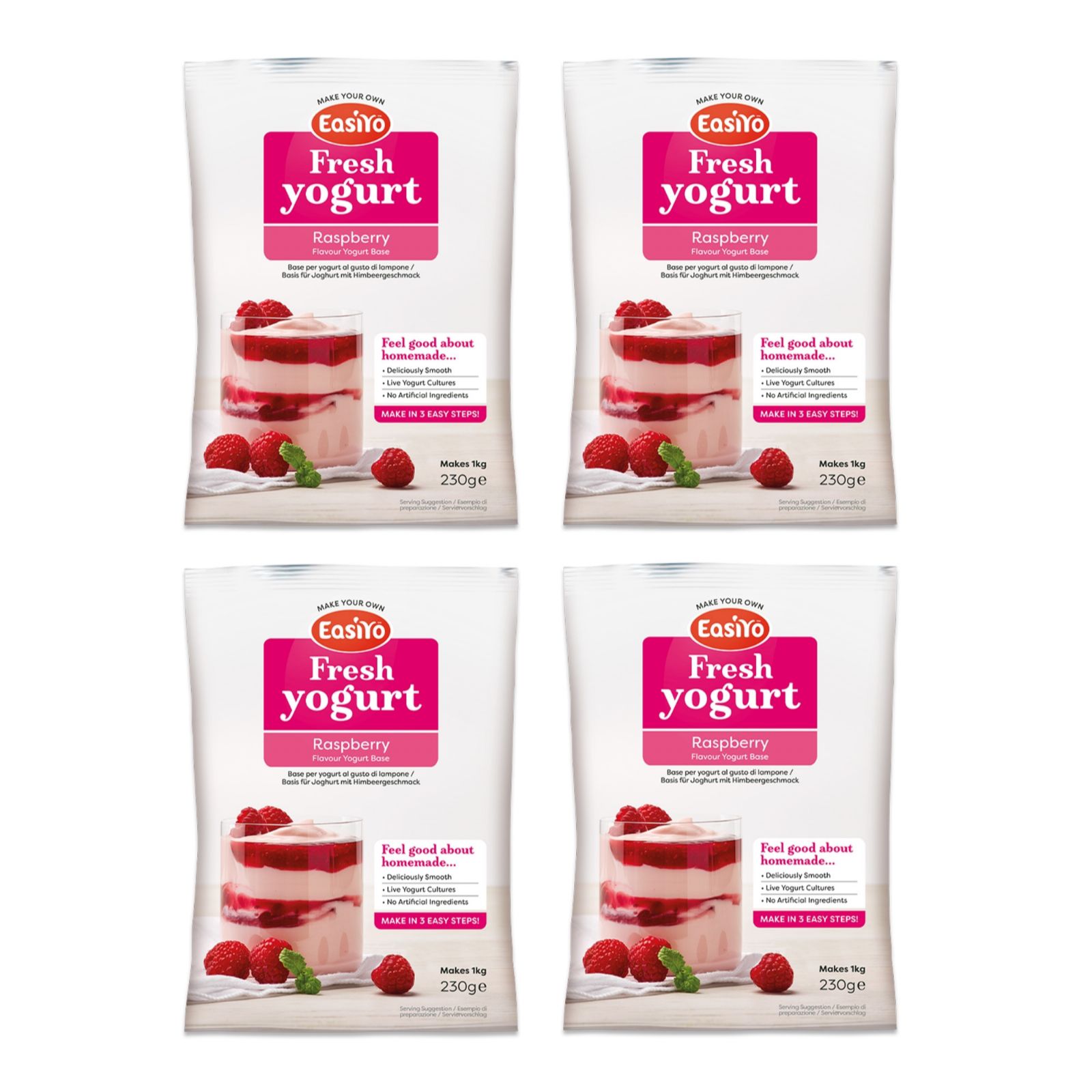 EasiYo Set of 4 Everyday Sachets