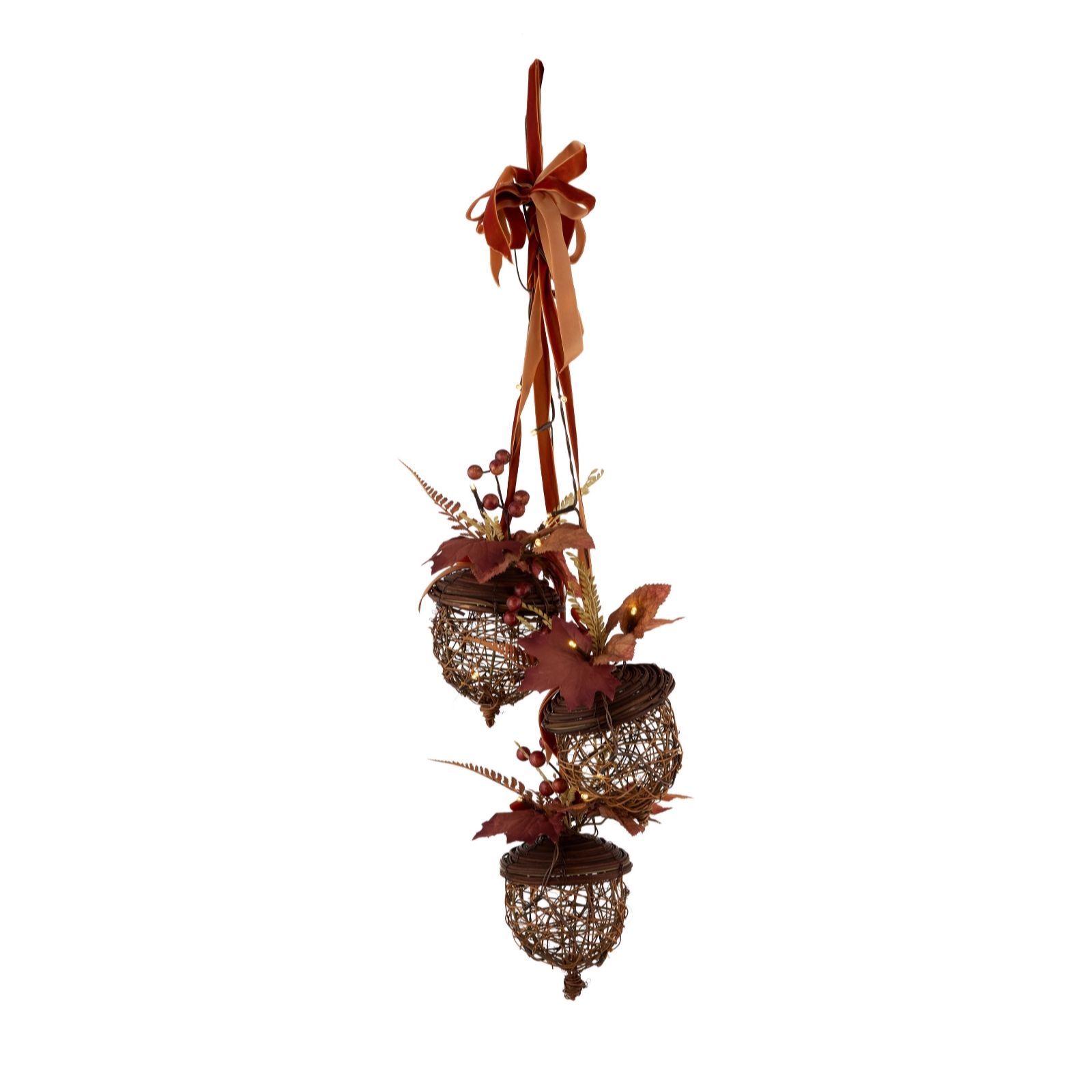 Sara by Sara Davies Pre Lit Hanging Acorns