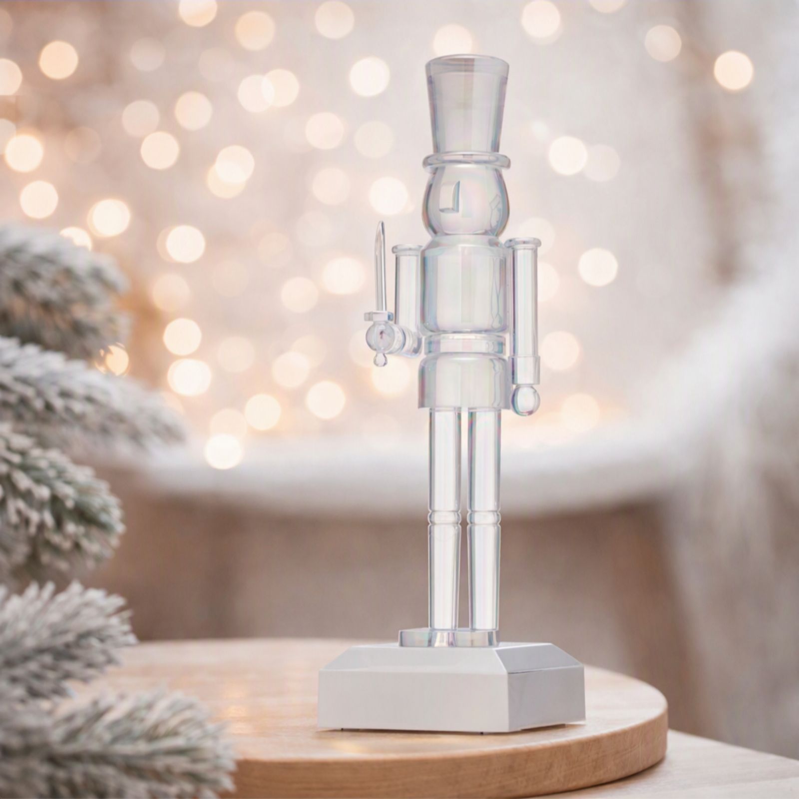 Home Stories Pre Lit Iridescent Nutcracker
