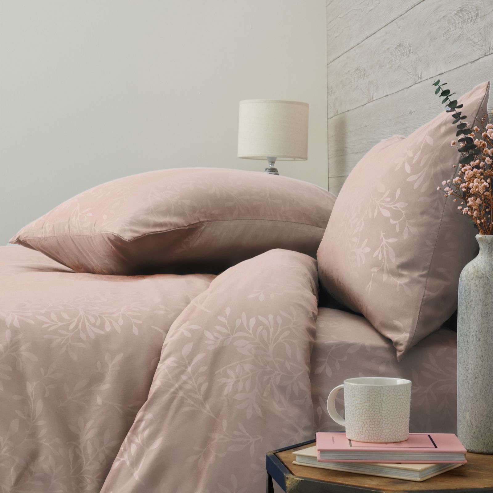 Outlet Supersoft by Cozee Home Leaf Embossed 4 Piece Duvet