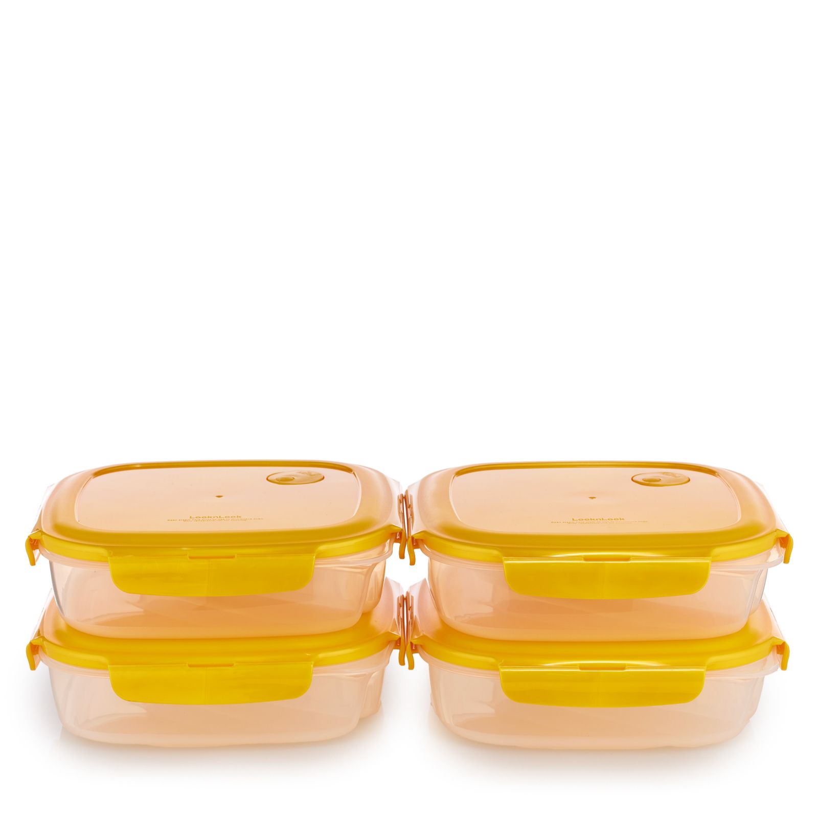 LocknLock Set of 4 Large Divider Plates with Lids