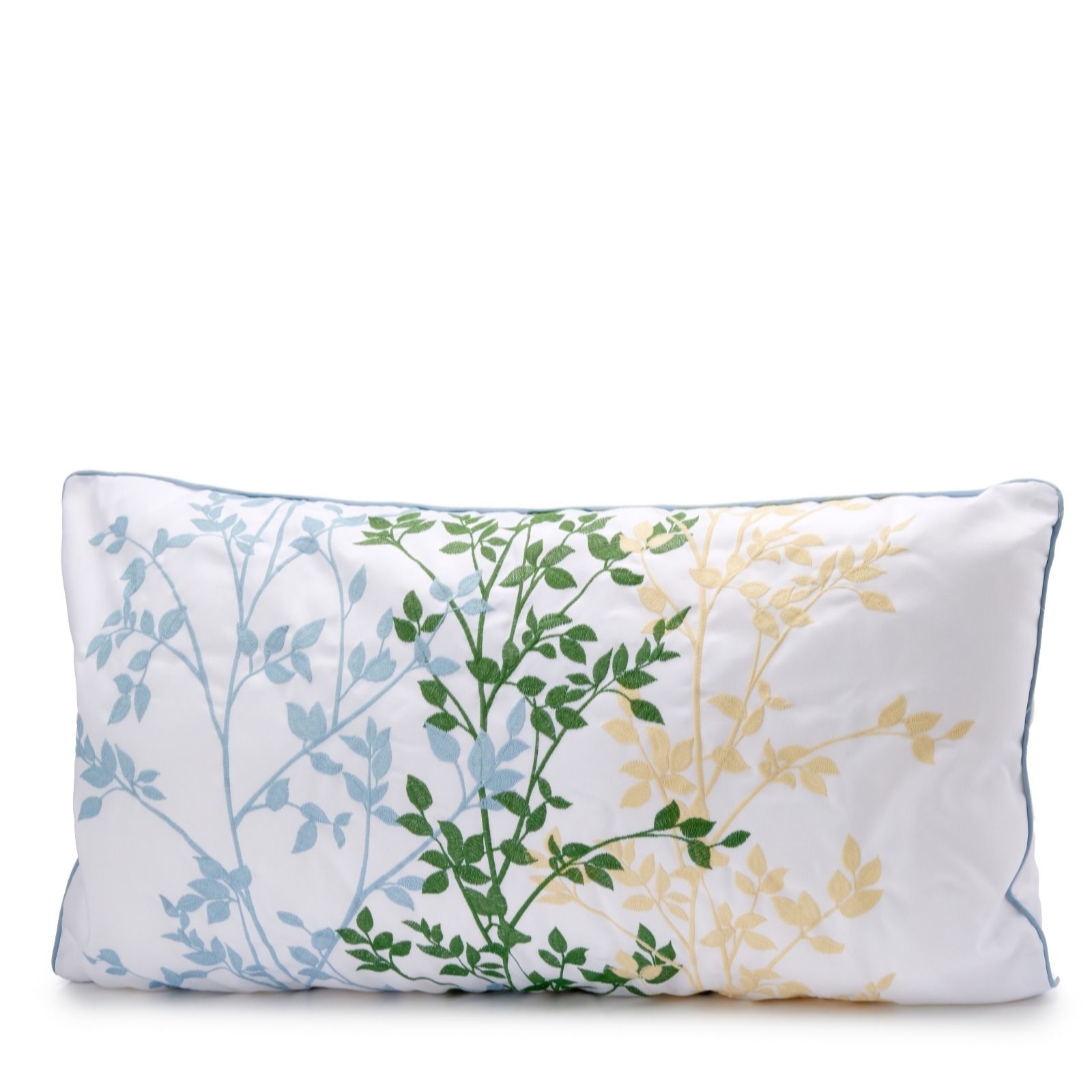 Outlet Cozee Home Floral Embroidery Rectangle Cushion