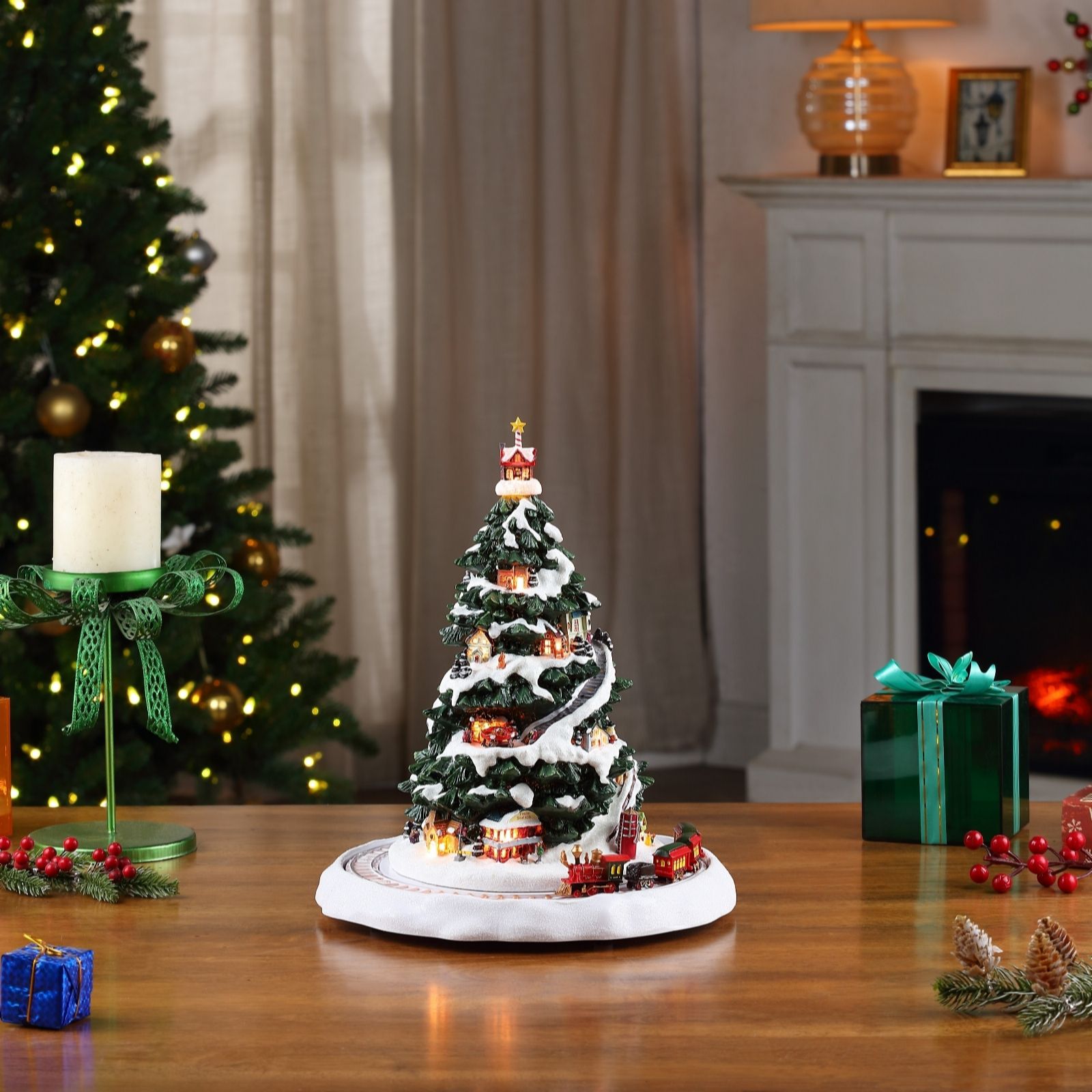 Outlet Mr Christmas 90th Anniversary Christmas Eve Express Tree - QVC UK