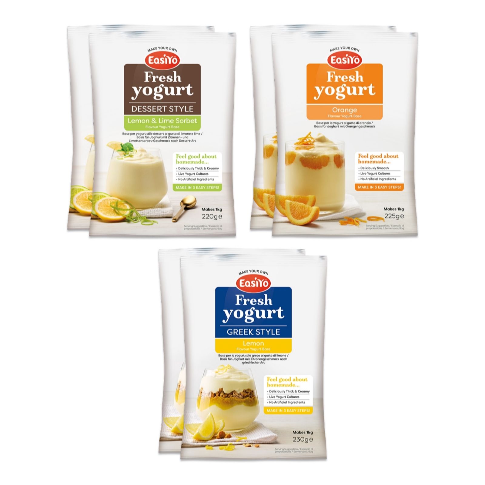 Easiyo Set of 6 Ultimate Citrus Selection