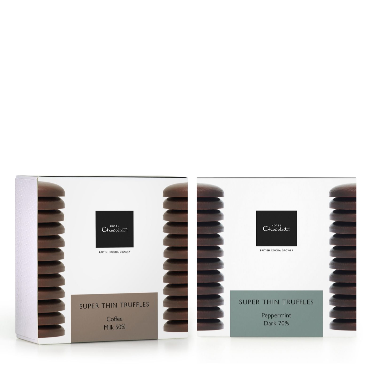 Hotel Chocolat Mint & Coffee Super Thin Truffles QVC UK