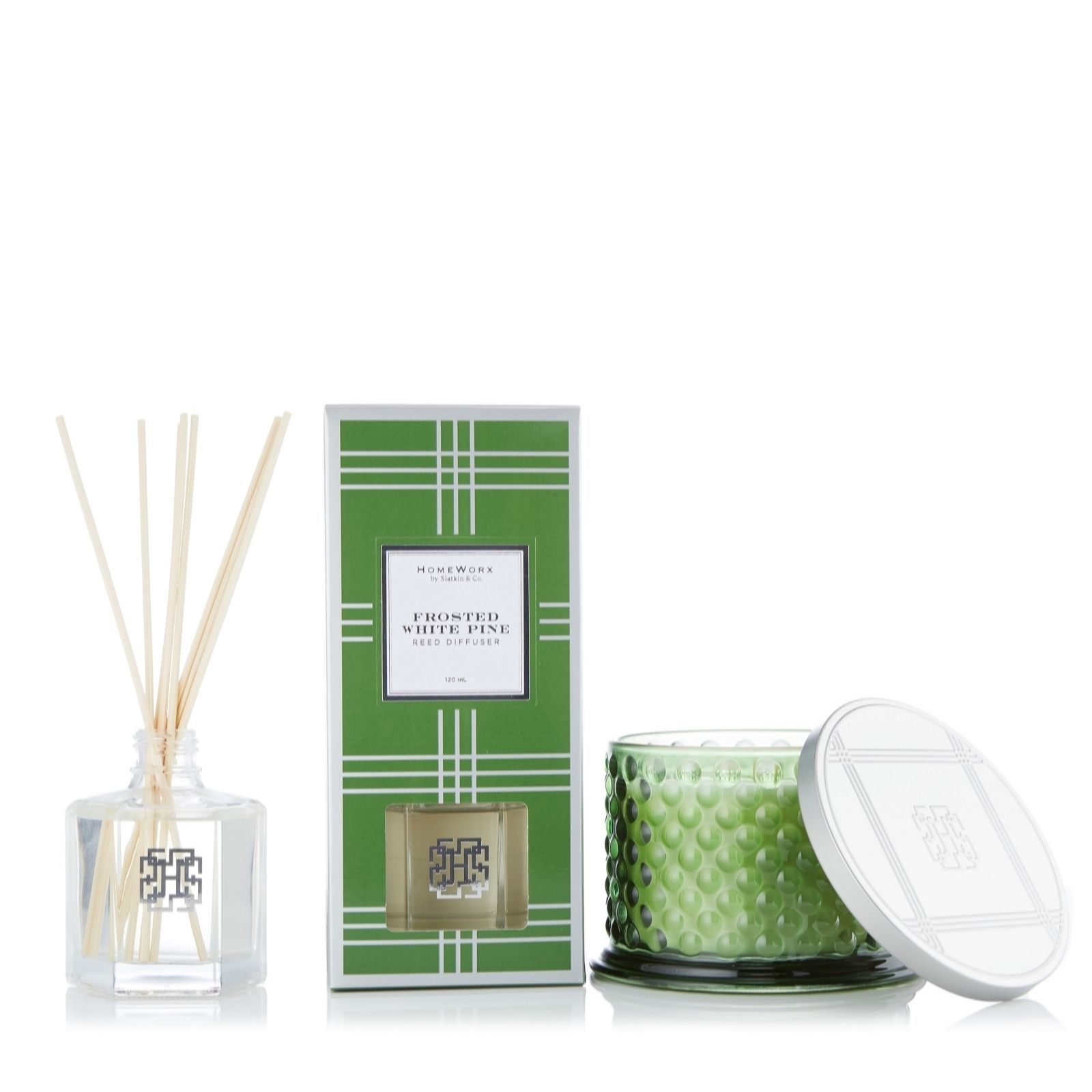 Outlet Homeworx by Harry Slatkin & Co. Candle & Reed Diffuser Set QVC UK