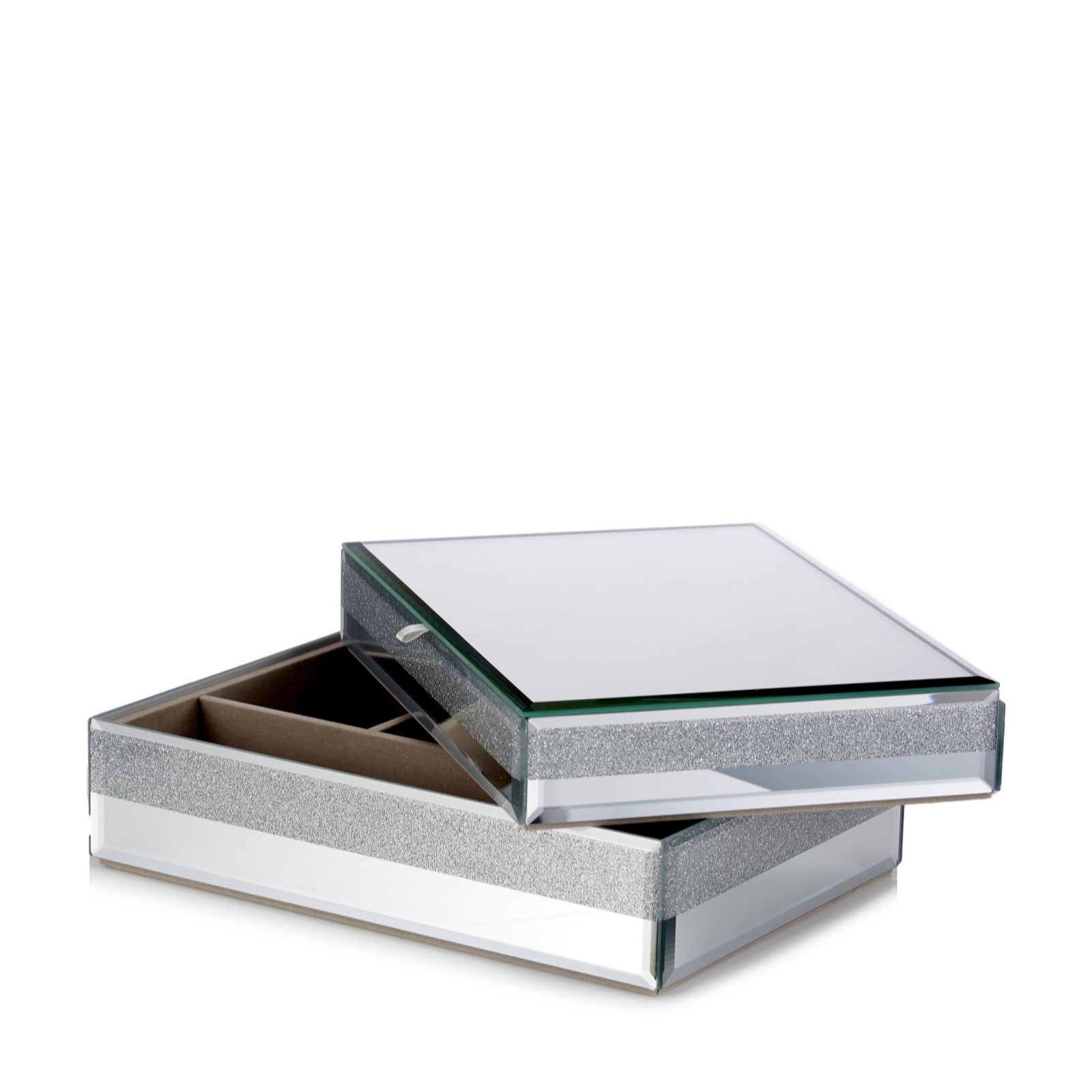 Outlet JM by Julien Macdonald Glass Stacking Jewellery Box - QVC UK