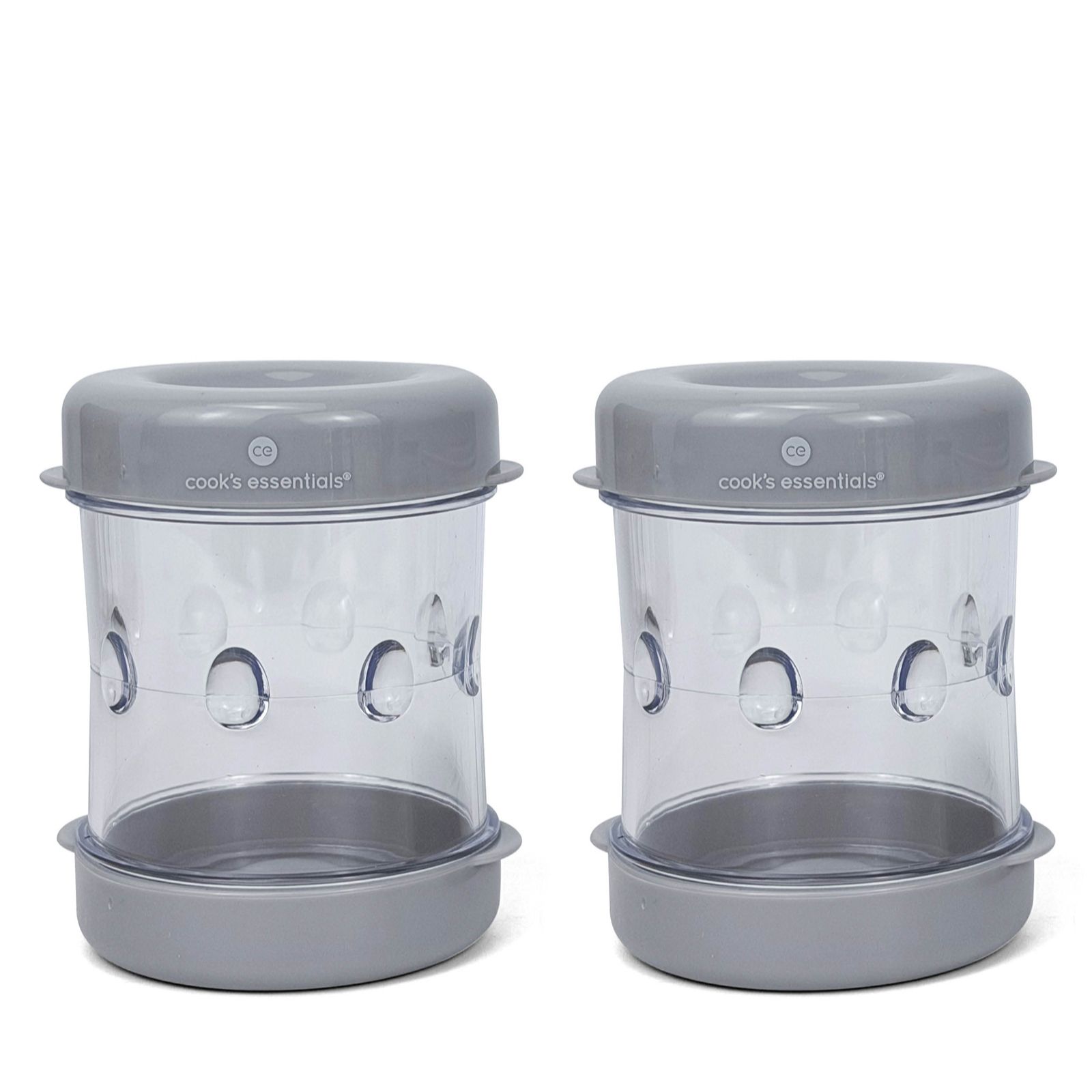 Cook's Essentials Set of 2 Hard Boiled Egg Shaker