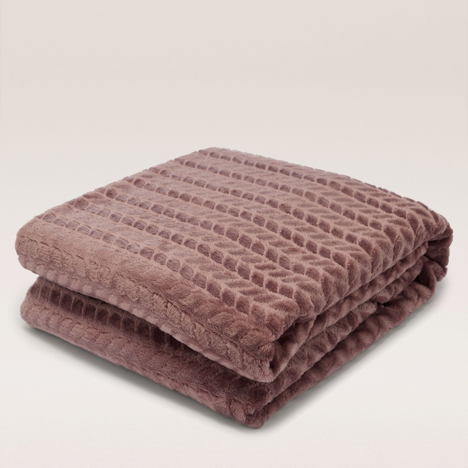 Cozee Home Everyday Collection Embossed Throw