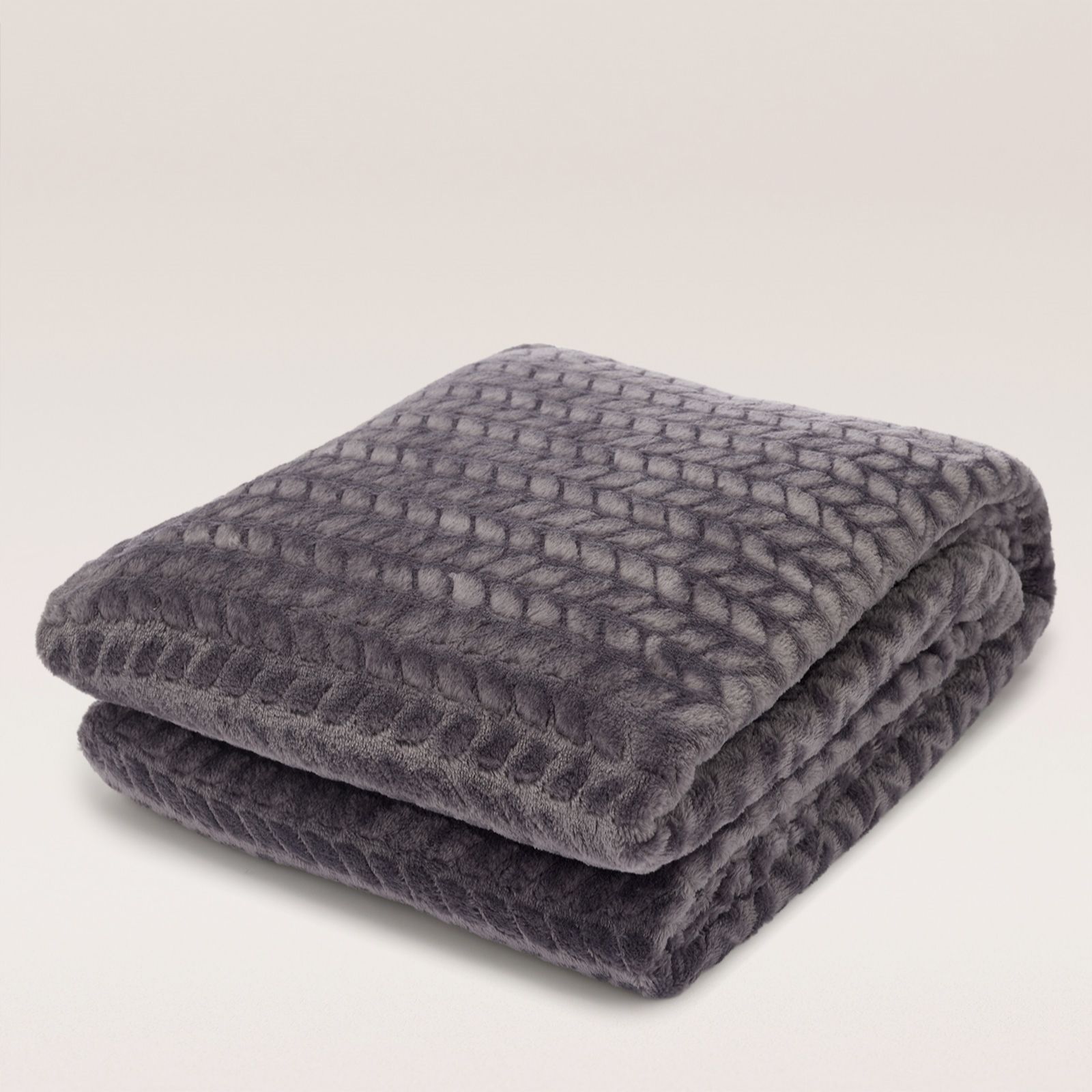 Cozee Home Everyday Collection Embossed Throw