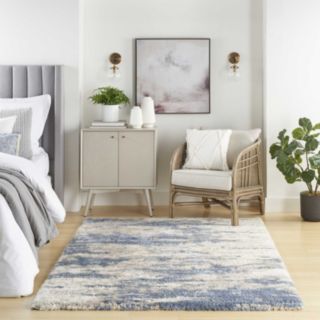 Cozee Home Textured Printed Shaggy Rug
