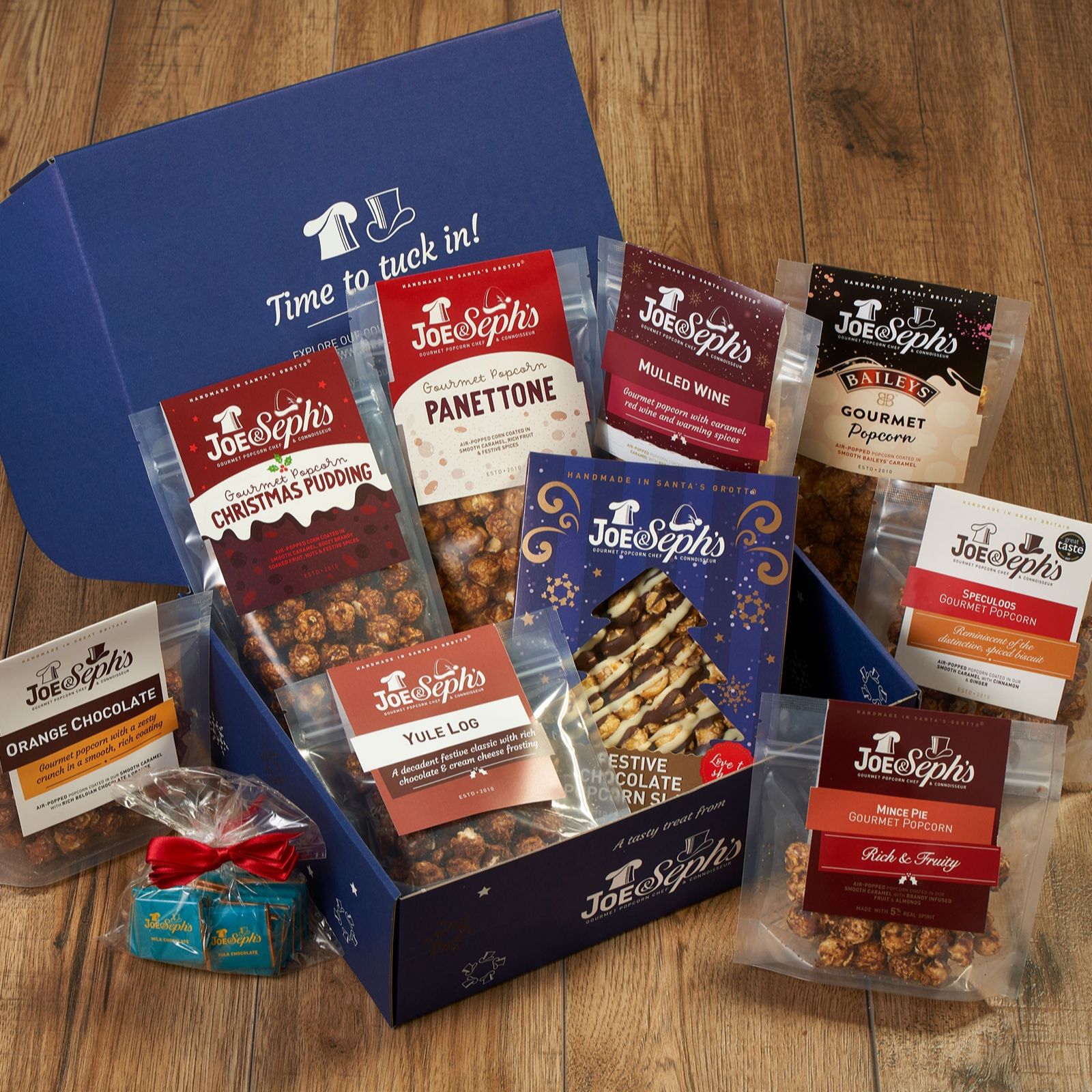 Joe & Seph's Popcorn Extravaganza 10pc Selection Box - QVC UK
