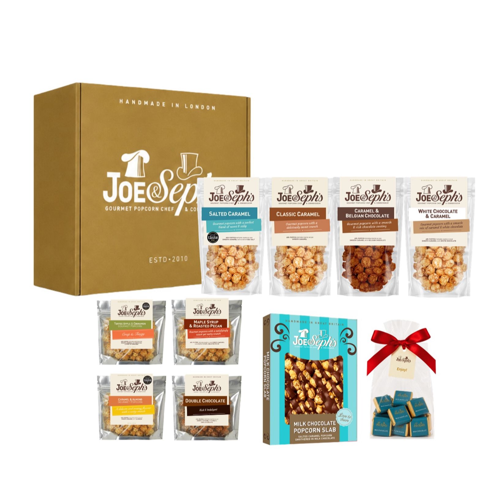 Joe & Seph's Popcorn Extravaganza 10pc Selection Box