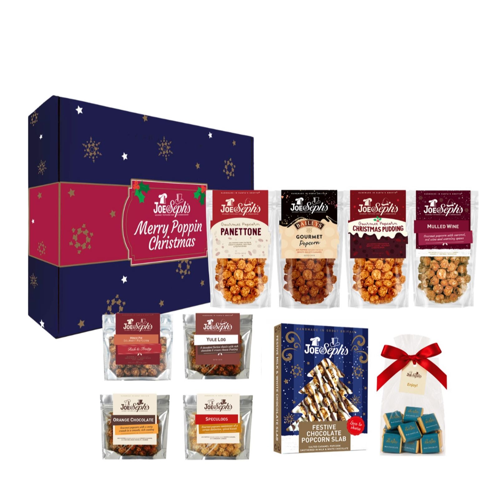 Joe & Seph's Popcorn Extravaganza 10pc Selection Box