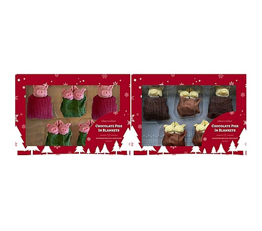 Choc On Choc Pigs in Blankets Chocolate Boxes