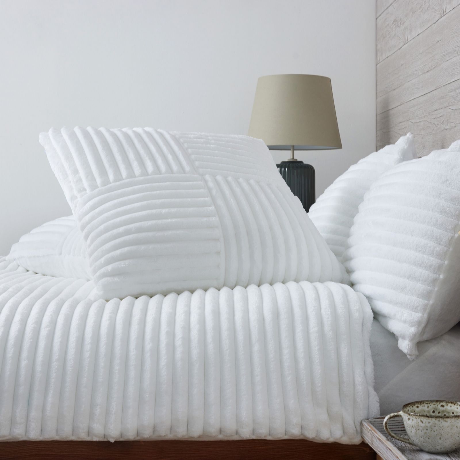 Cozee Home Ribbed Oversized Cocoon Cushion