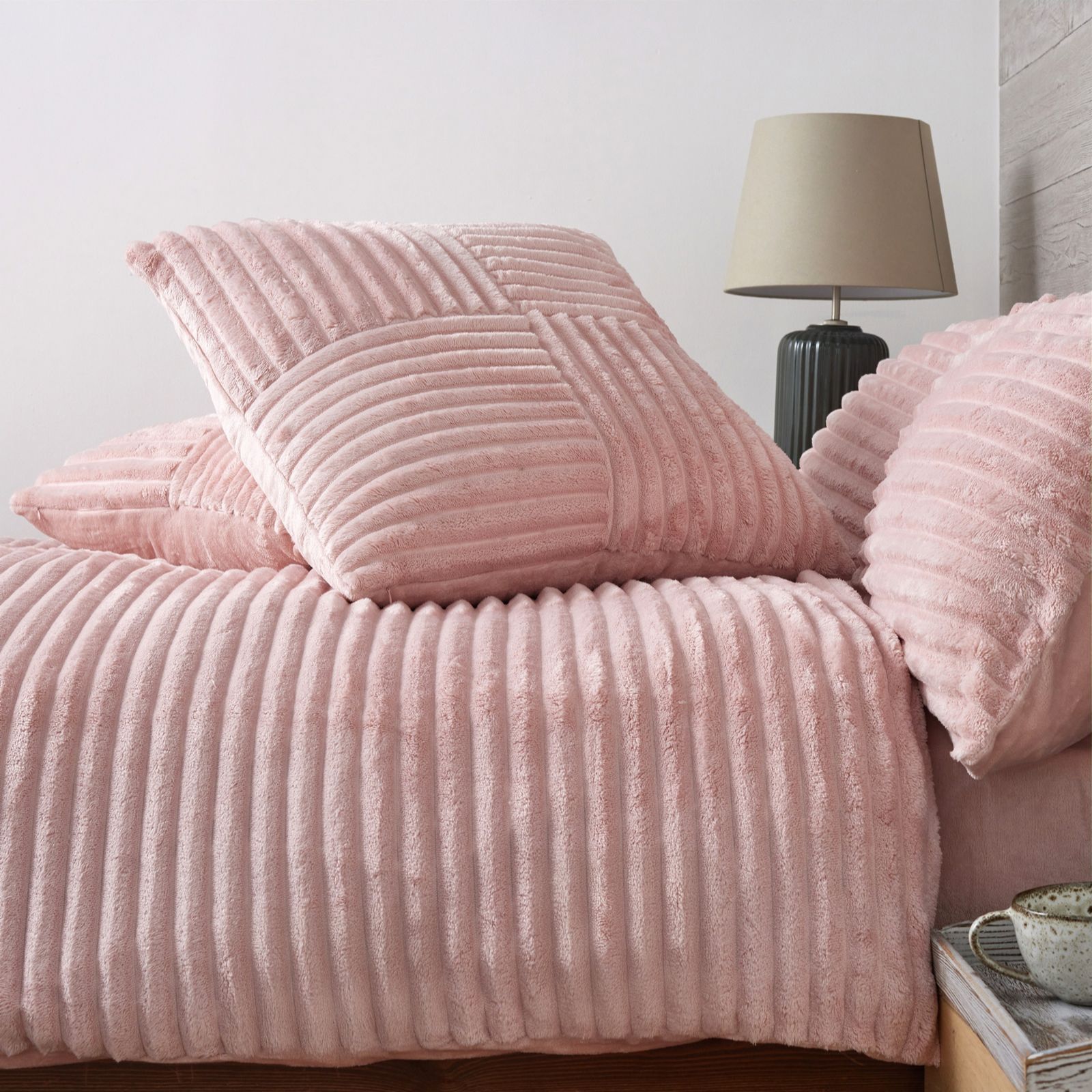 Cozee Home Ribbed Oversized Cocoon Cushion