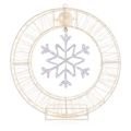 Home Stories Indoor / Outdoor 50cm Rotating Snowflake Wreath Ornament