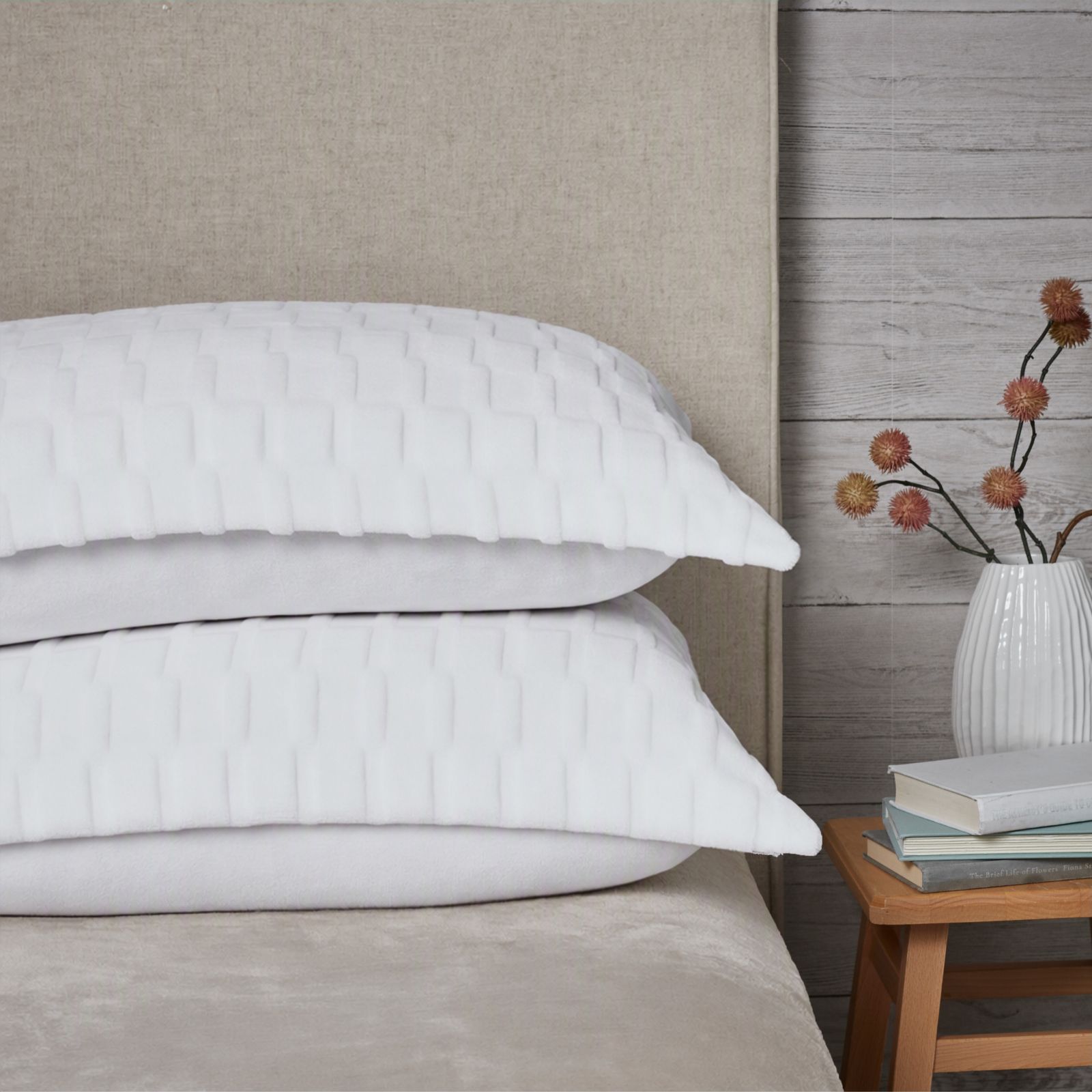 Cozee Home Pure Comfort Set of 2 Oxford Pillowcases
