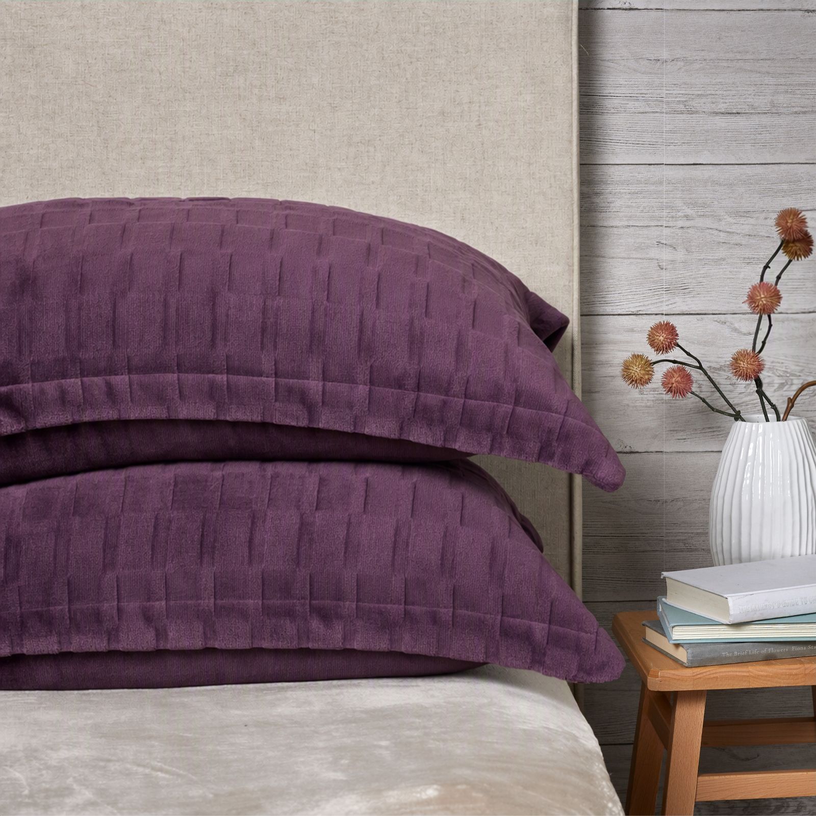 Cozee Home Pure Comfort Set of 2 Oxford Pillowcases