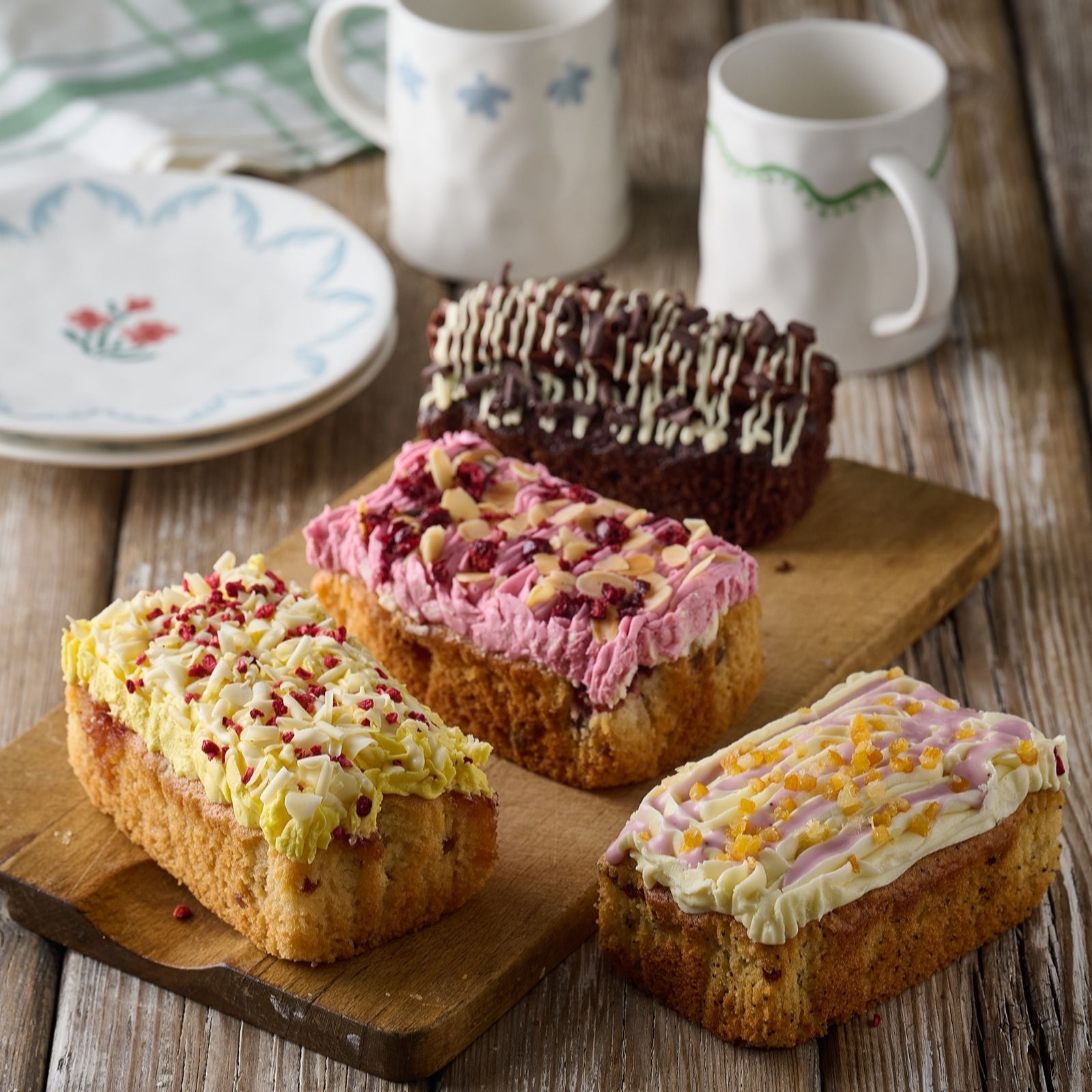 The Original Cake Company 4 Piece Luxury Decorated Summer Loaf Collection