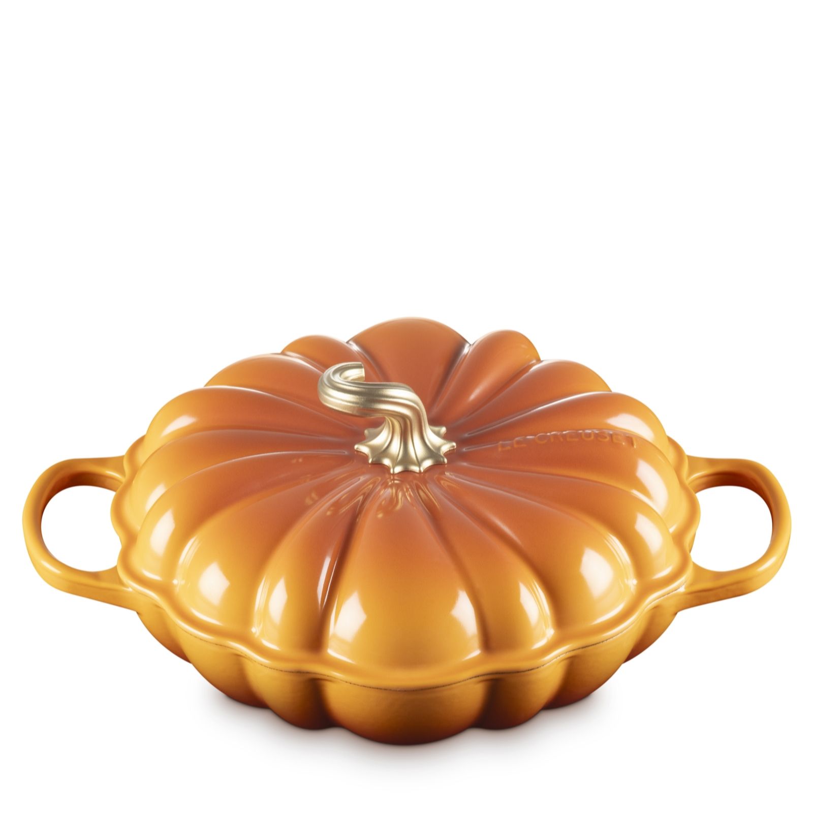 Le Creuset 28cm Cast Iron Pumpkin Shallow Casserole