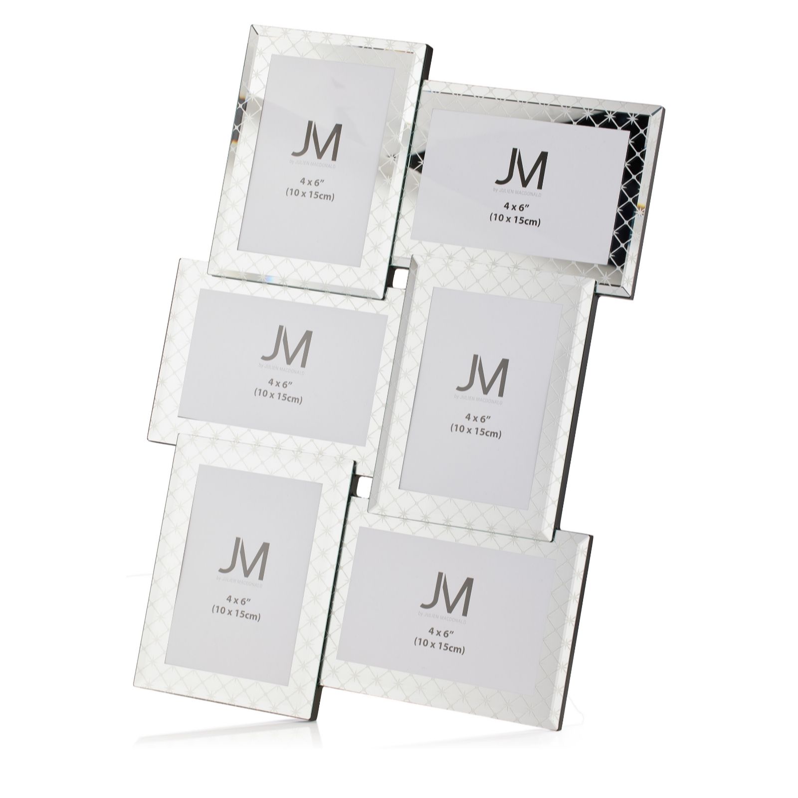 JM By Julien Macdonald Star Etched Multi Photo Frame