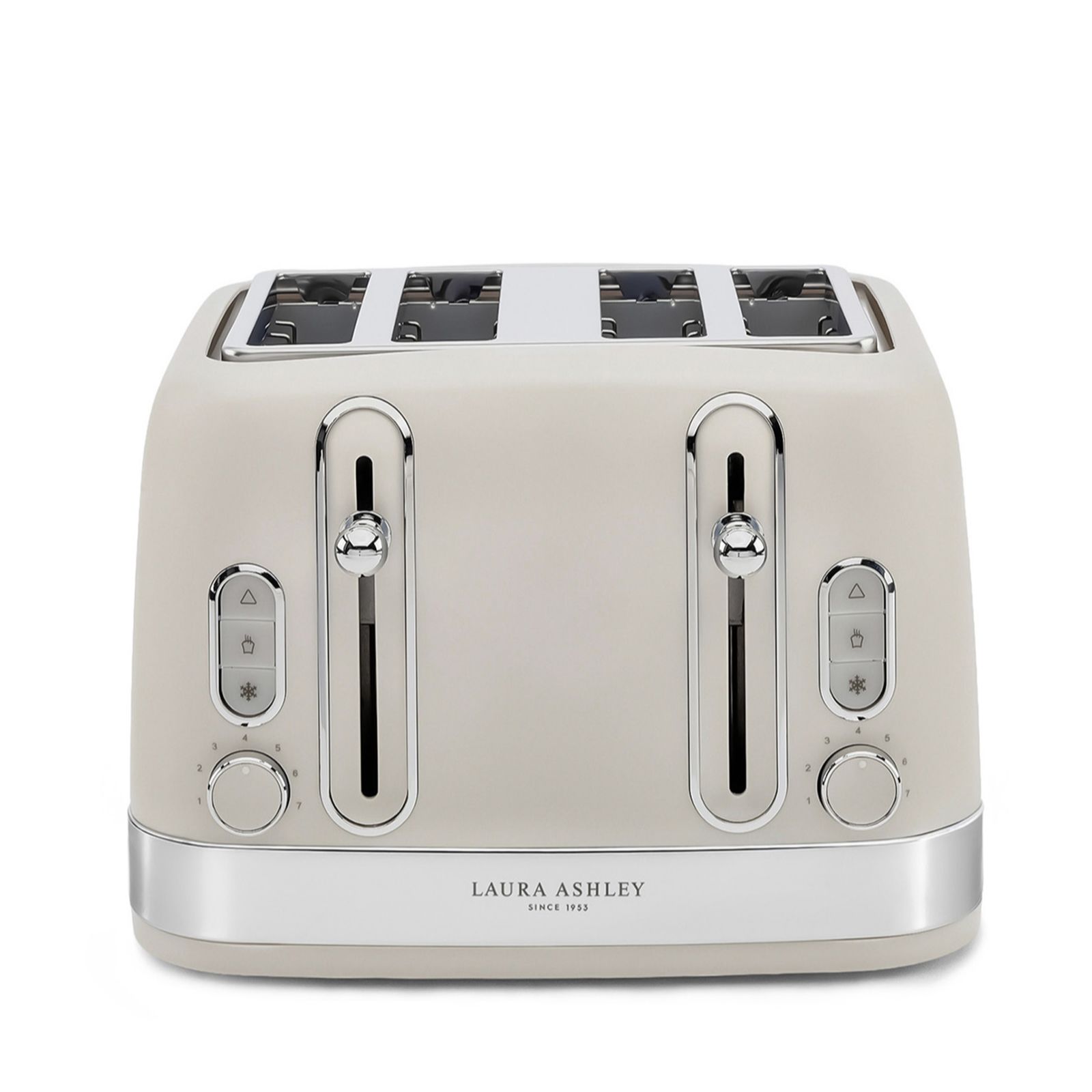 Laura Ashley Solid Colopur 4 Slice Toaster