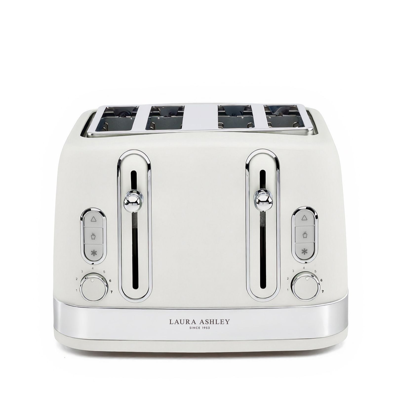 Laura Ashley Solid Colopur 4 Slice Toaster